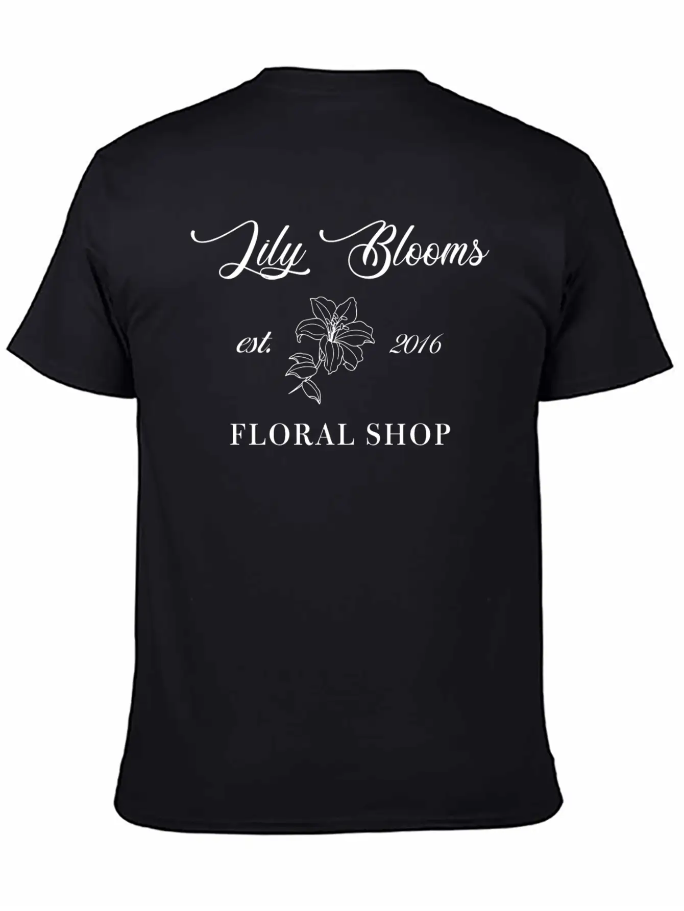 Lily Bloom Floral Shop Timeless Short Sleeve Tee – Comfy And Minimalist Design