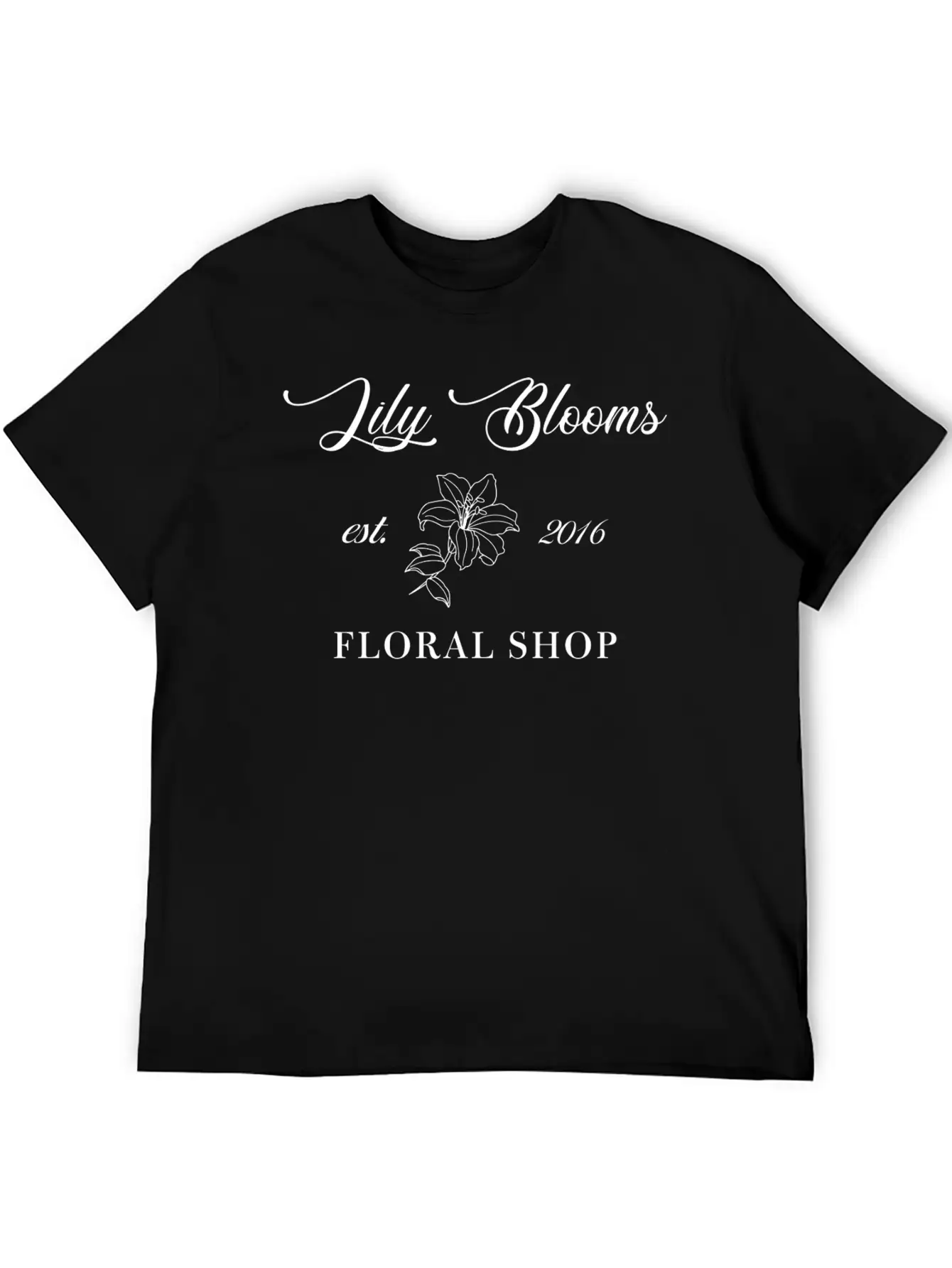 Lily Bloom Floral Shop Timeless Short Sleeve Tee – Comfy And Minimalist Design
