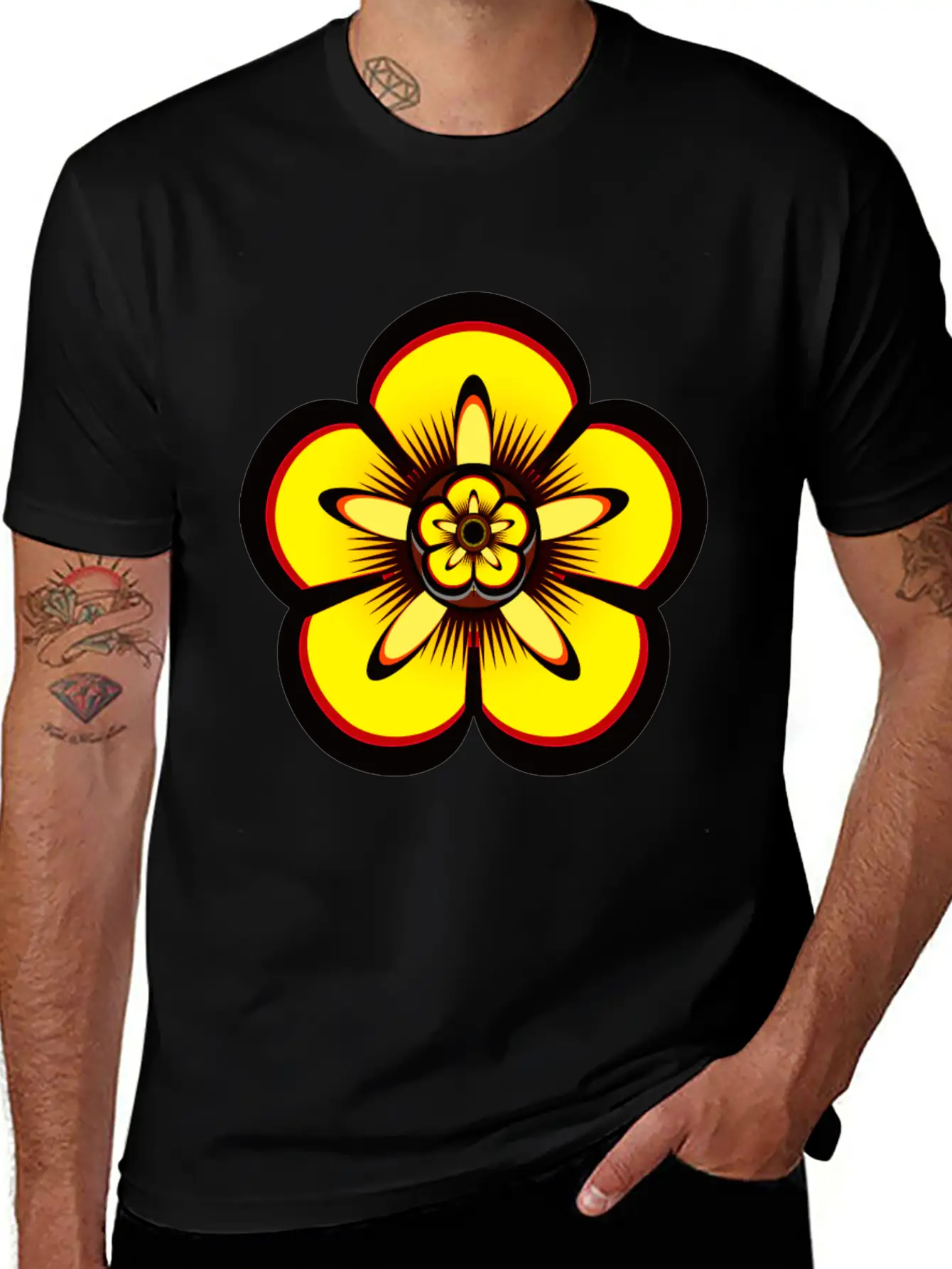 Lily Flower For Family And Friends Unisex Short Sleeve Soft Cotton T-Shirt – Casual Everyday Wear