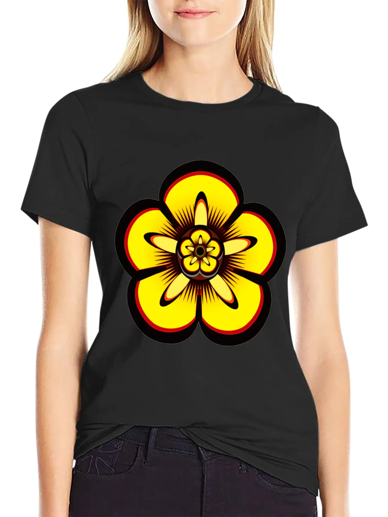 Lily Flower For Family And Friends Unisex Short Sleeve Soft Cotton T-Shirt – Casual Everyday Wear