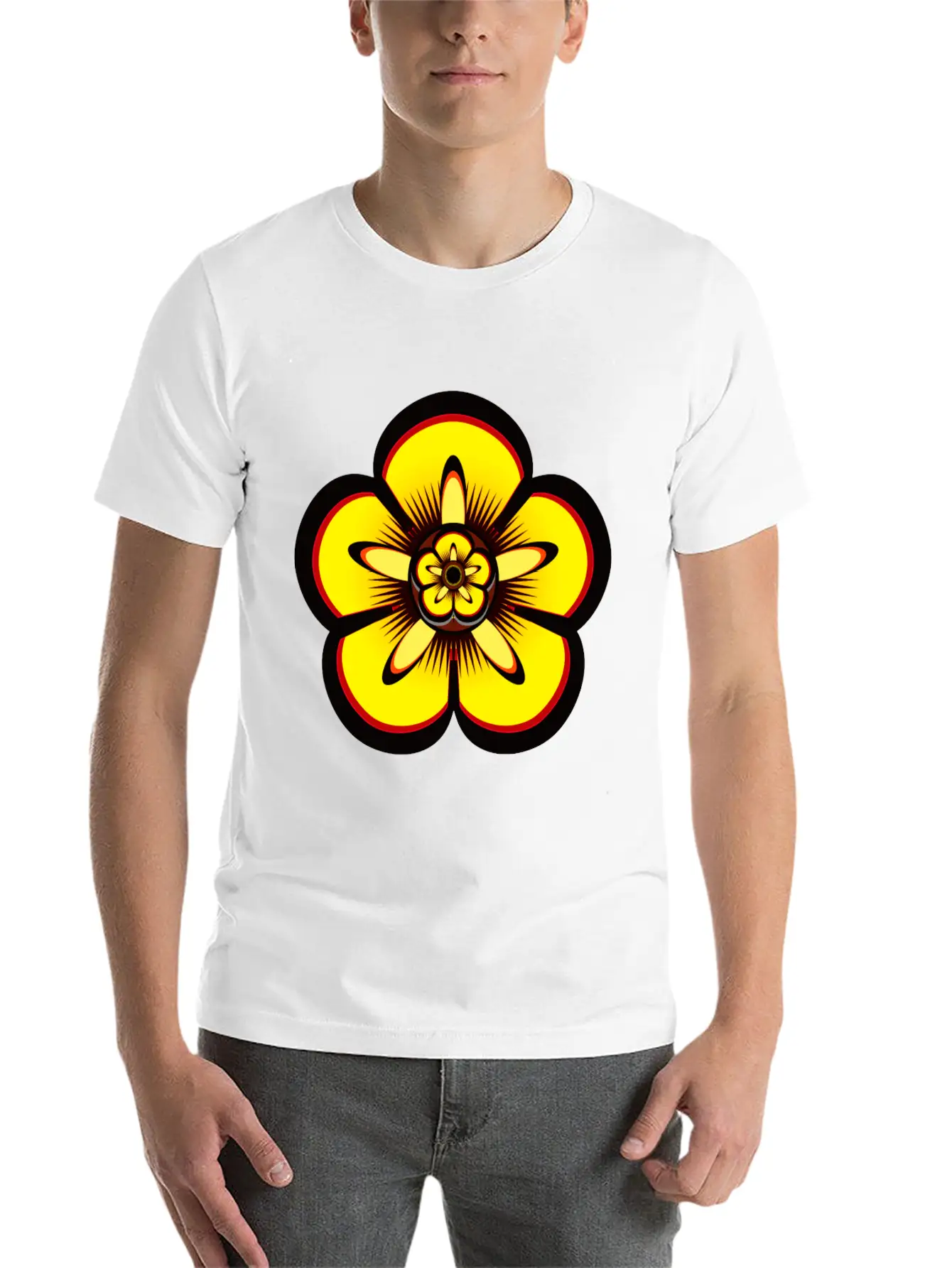 Lily Flower For Family And Friends Unisex Short Sleeve Soft Cotton T-Shirt – Casual Everyday Wear