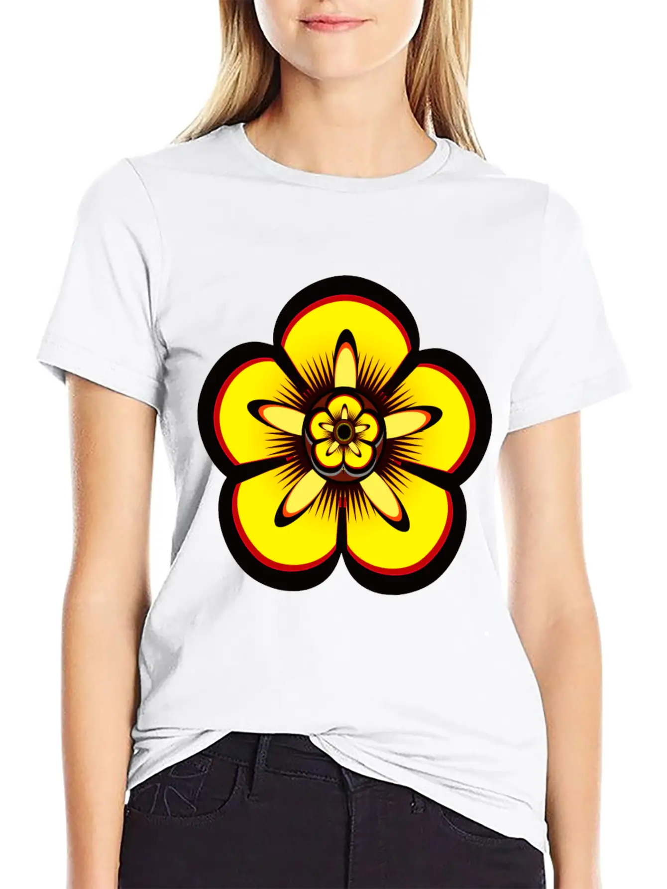 Lily Flower For Family And Friends Unisex Short Sleeve Soft Cotton T-Shirt – Casual Everyday Wear
