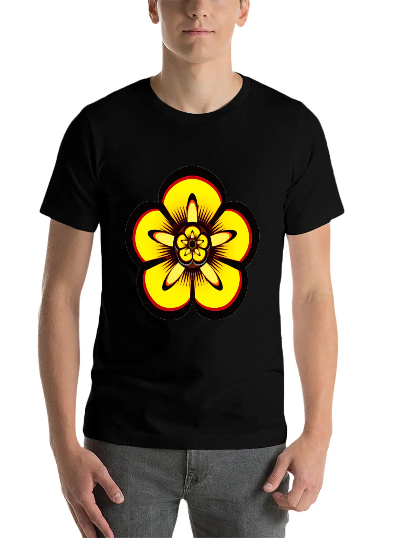 Lily Flower For Family And Friends Unisex Short Sleeve Soft Cotton T-Shirt – Casual Everyday Wear