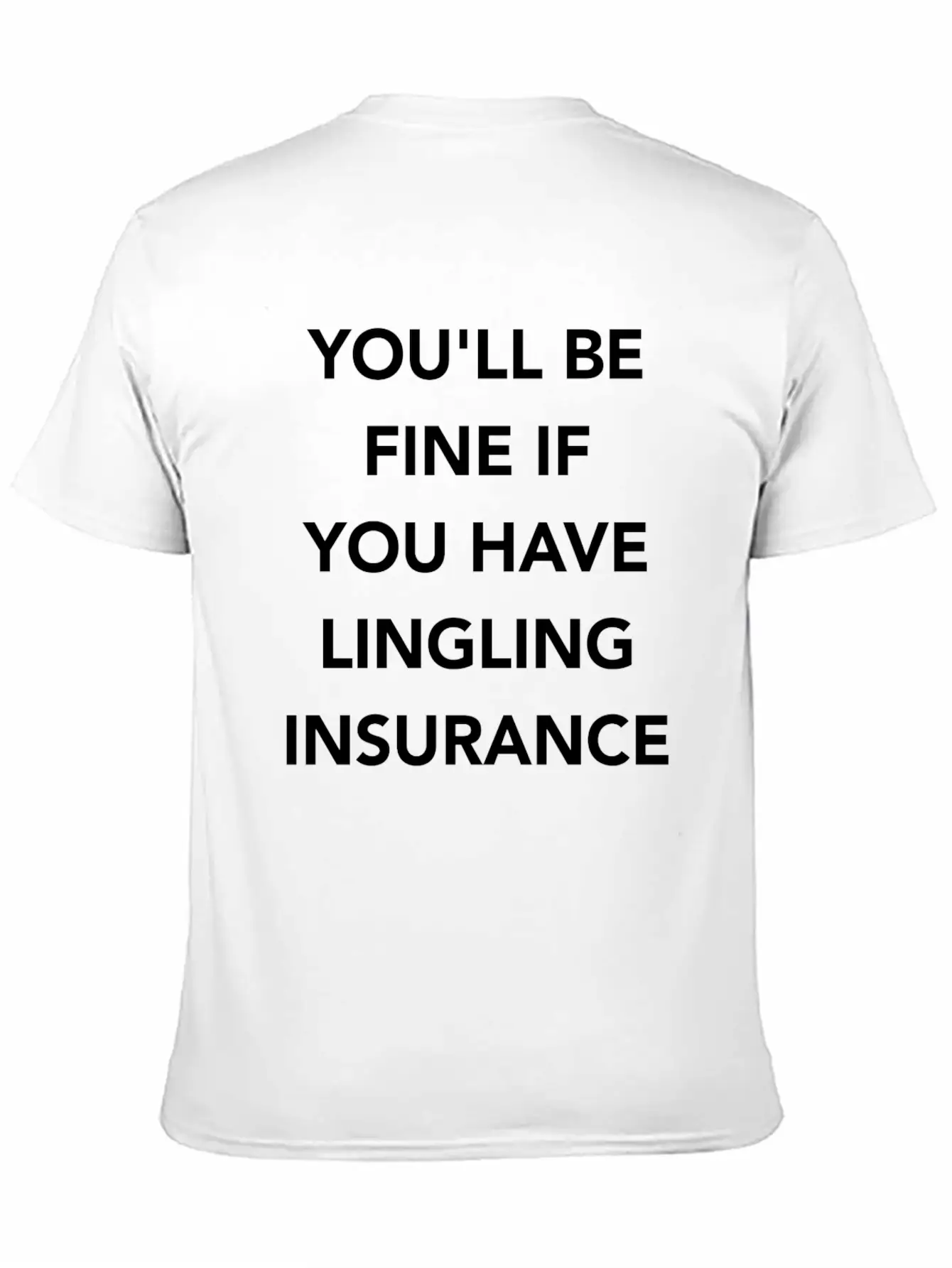 LINGLING INSURANCE Basic Graphic T-Shirt – Daily Comfort In Soft Cotton