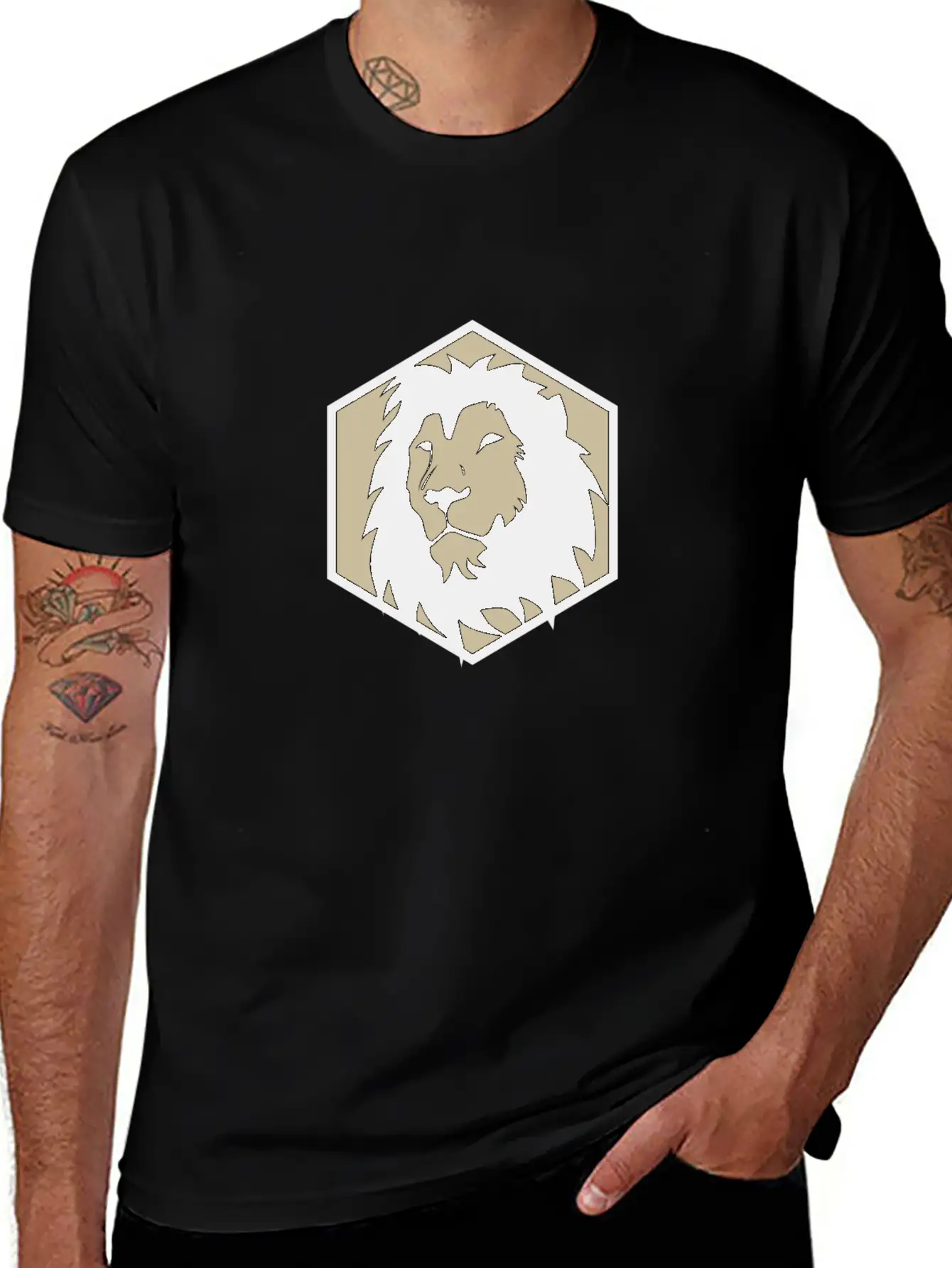Lion Basic Graphic T-Shirt – Daily Comfort In Soft Cotton