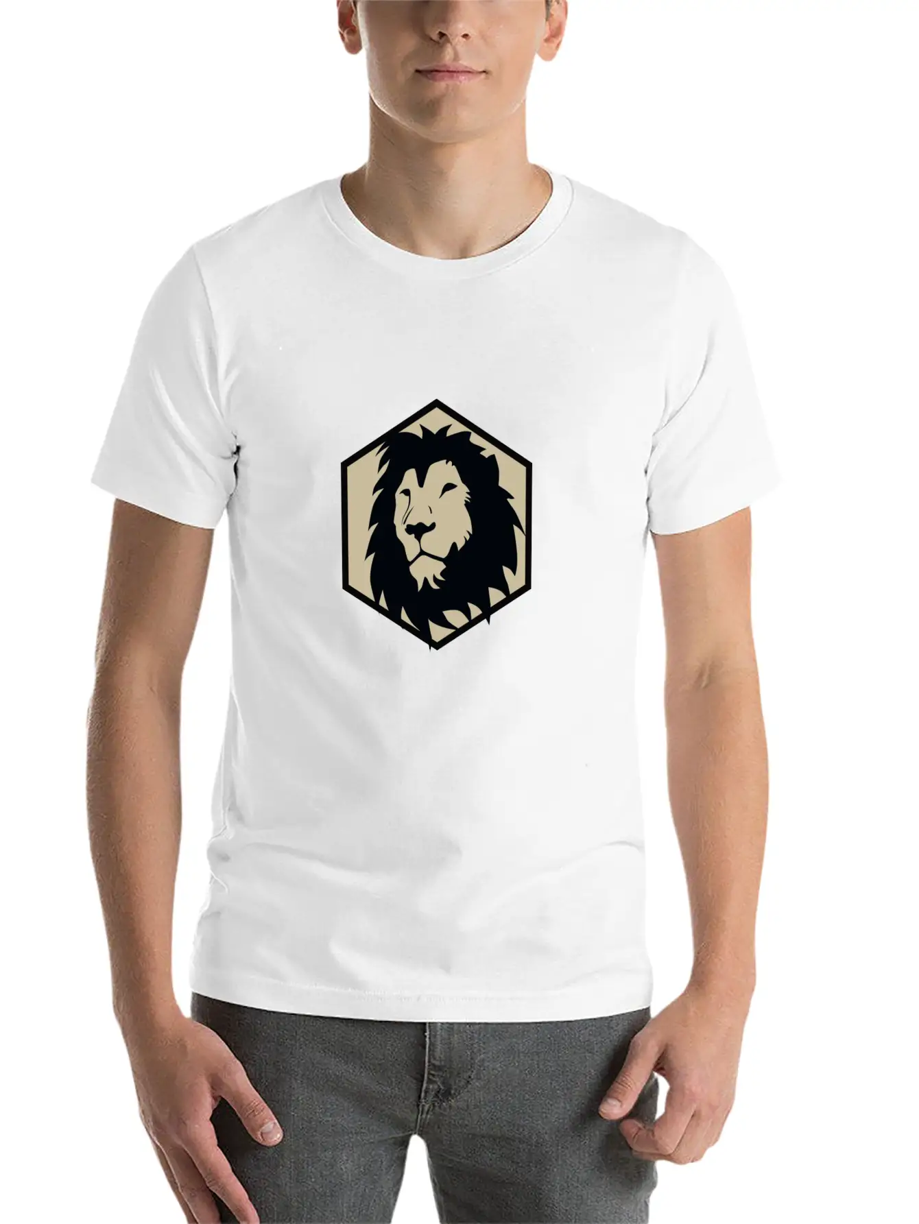 Lion Basic Graphic T-Shirt – Daily Comfort In Soft Cotton