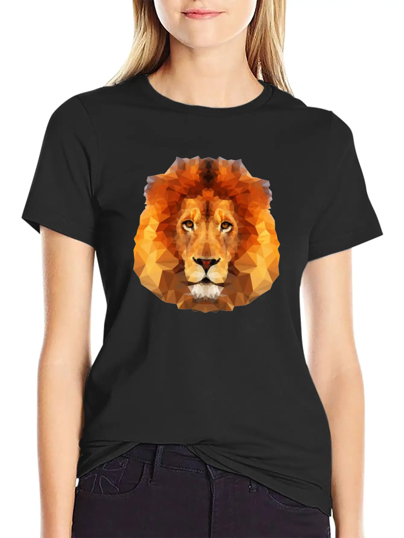Lion Comfortable Minimalist Graphic Tee – Summer Style Essential