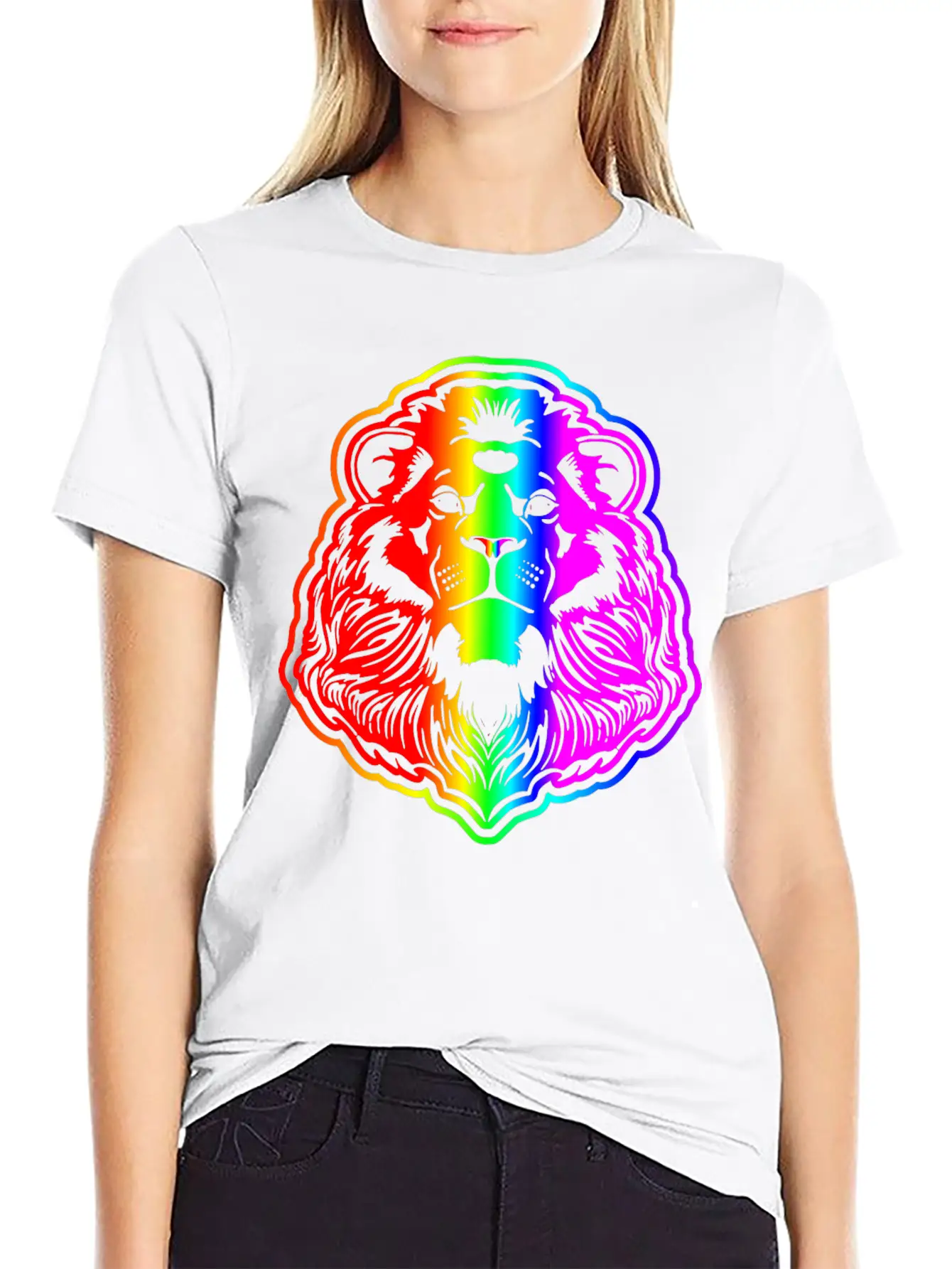 Lion Stylish Everyday T-Shirt – Unisex Basic Cotton Tee