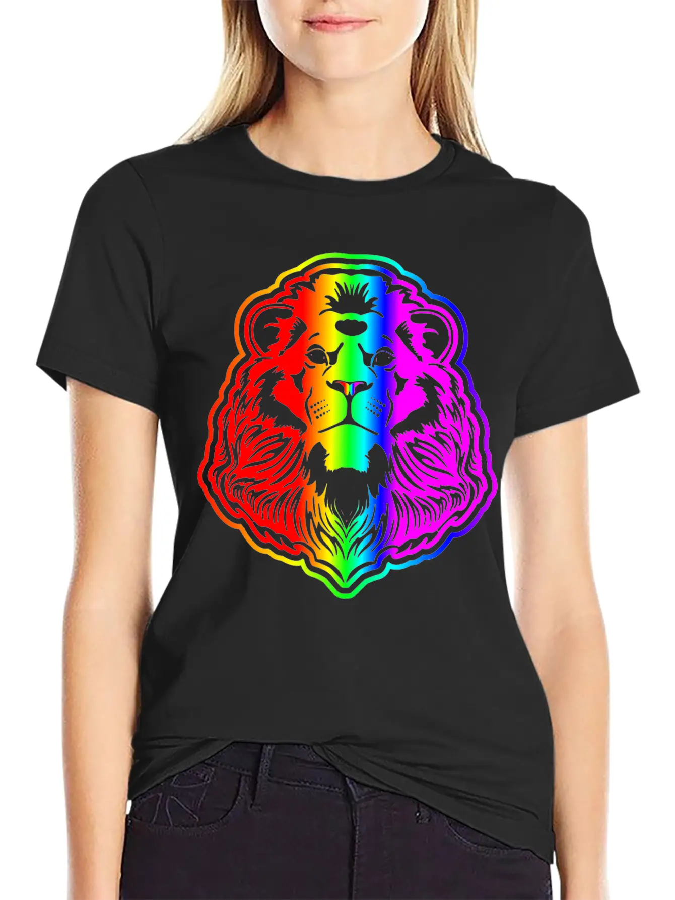 Lion Stylish Everyday T-Shirt – Unisex Basic Cotton Tee