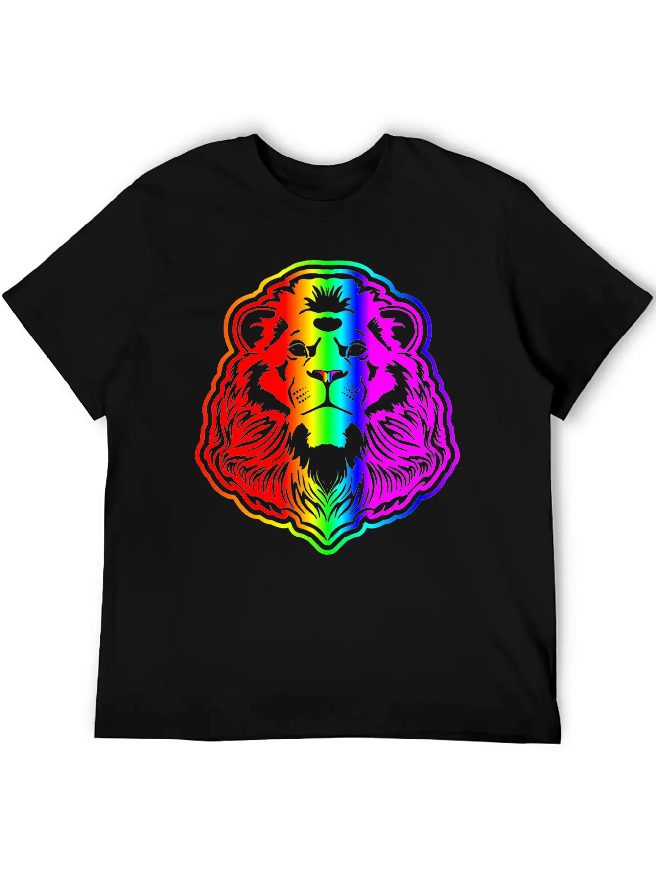 Lion Stylish Everyday T-Shirt – Unisex Basic Cotton Tee