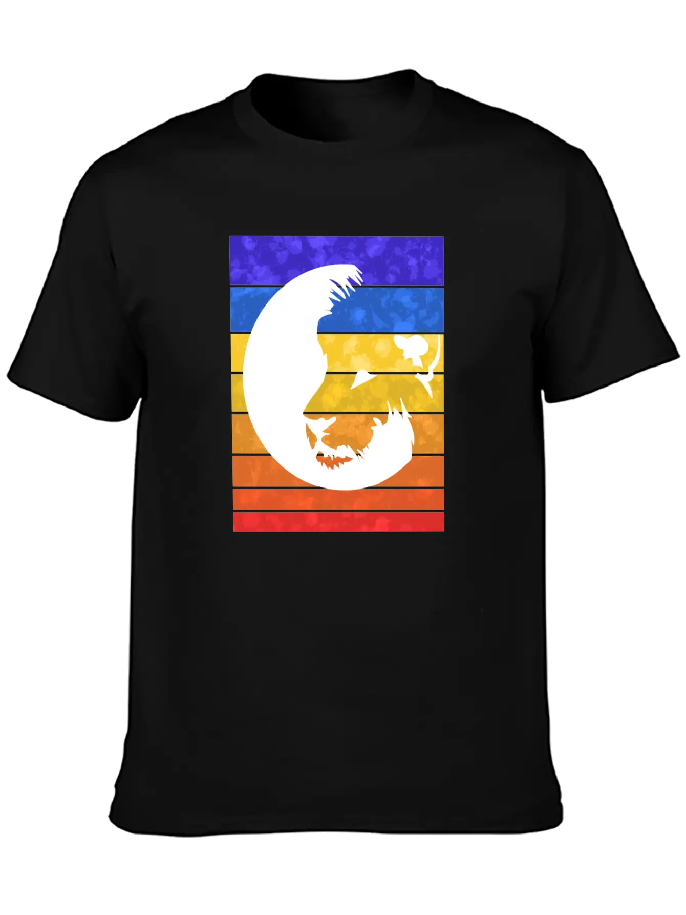 Lion Sunset Unisex Casual T-Shirt – Clean Design For Daily Comfort