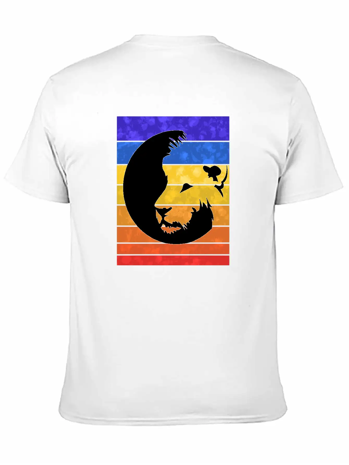 Lion Sunset Unisex Casual T-Shirt – Clean Design For Daily Comfort