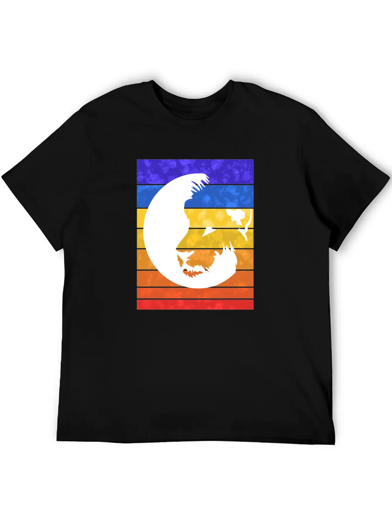 Lion Sunset Unisex Casual T-Shirt – Clean Design For Daily Comfort