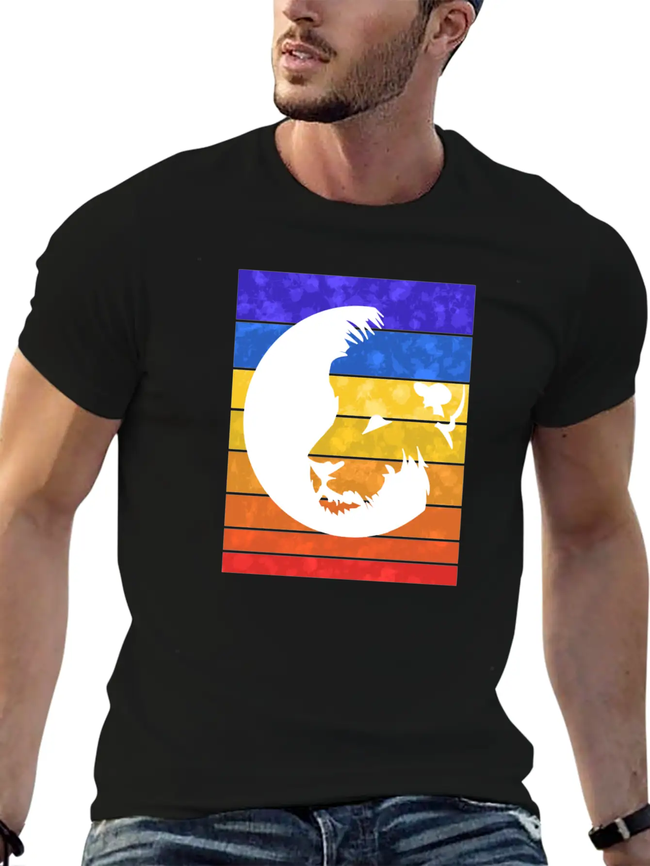 Lion Sunset Unisex Casual T-Shirt – Clean Design For Daily Comfort