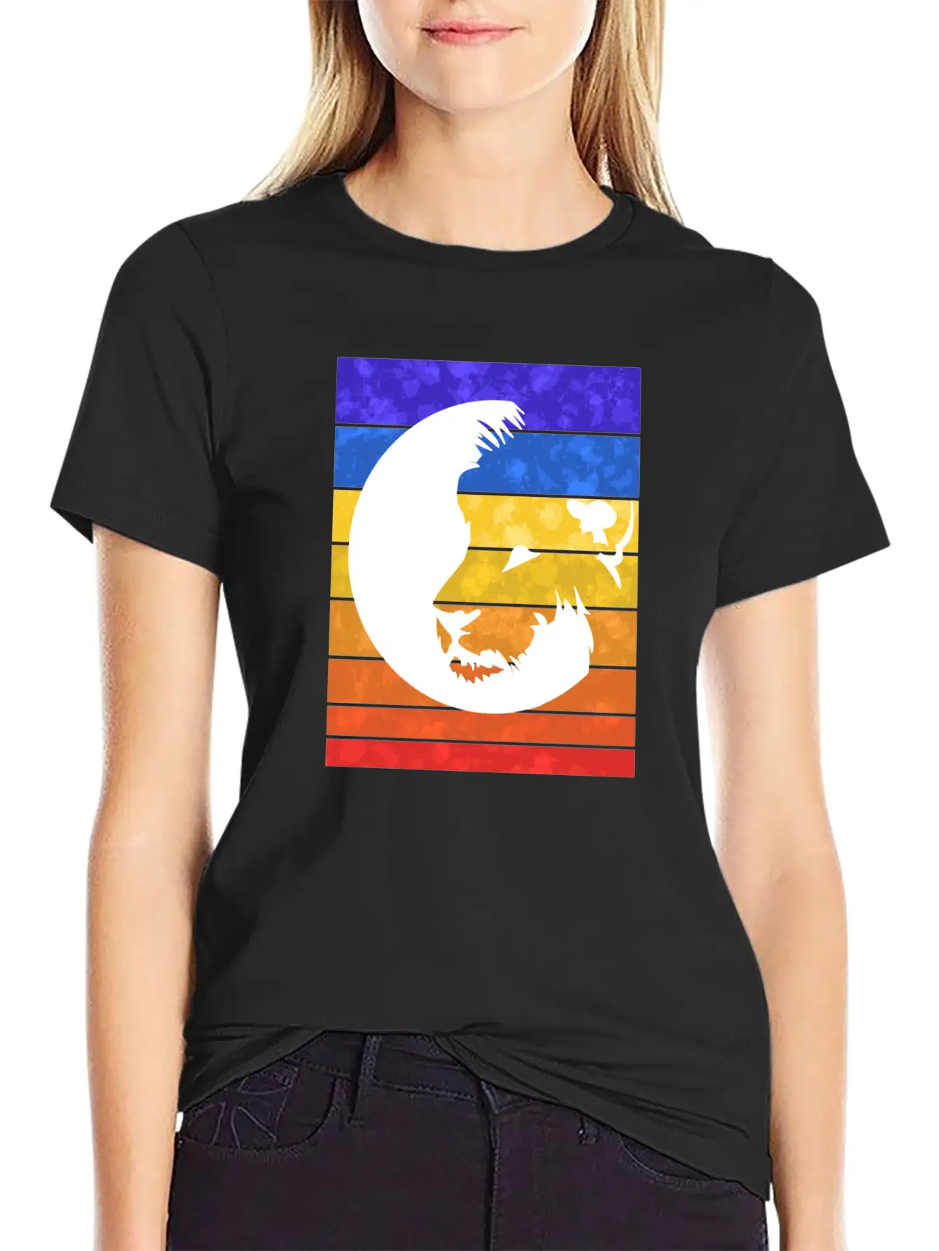 Lion Sunset Unisex Casual T-Shirt – Clean Design For Daily Comfort