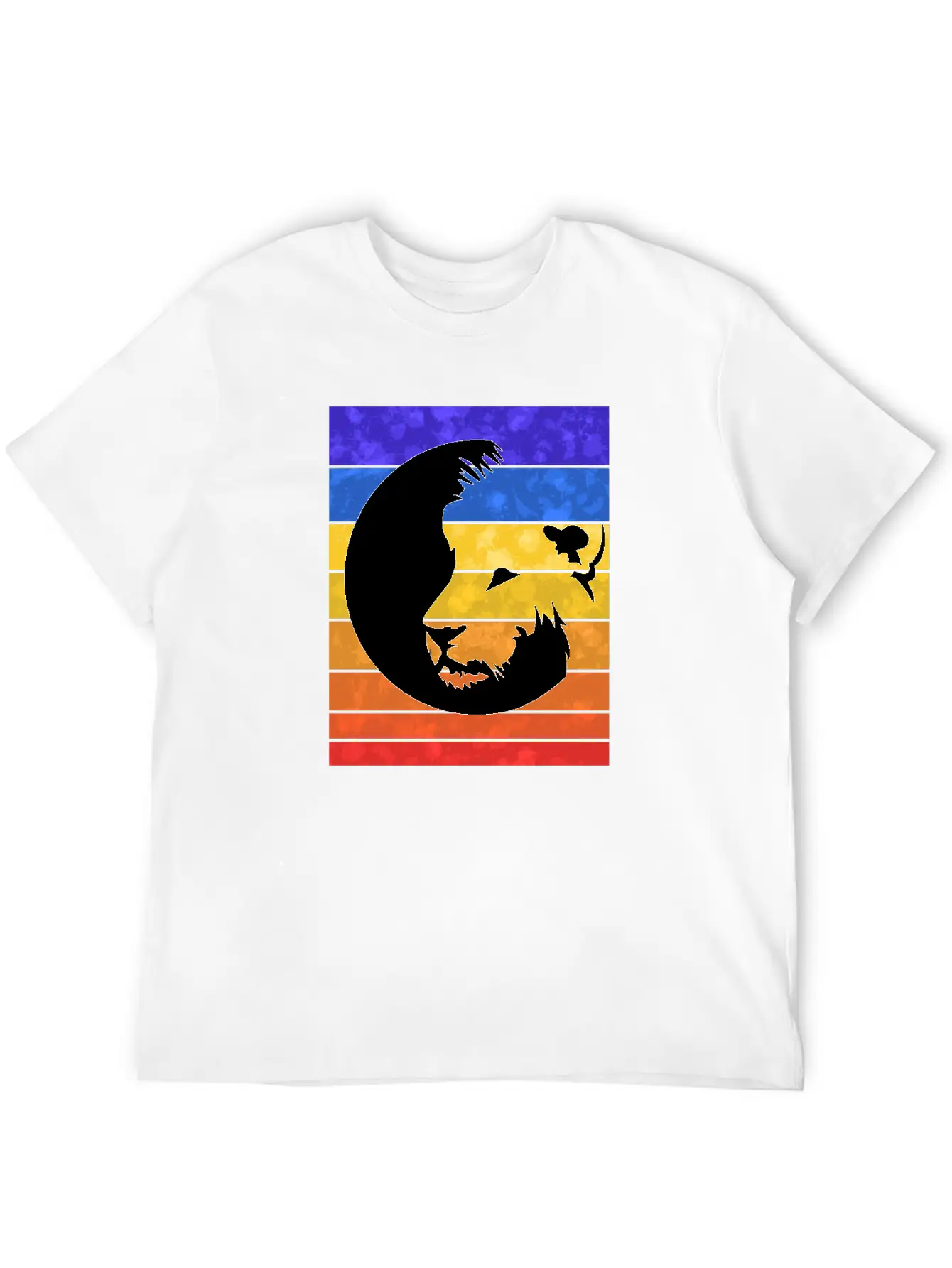 Lion Sunset Unisex Casual T-Shirt – Clean Design For Daily Comfort