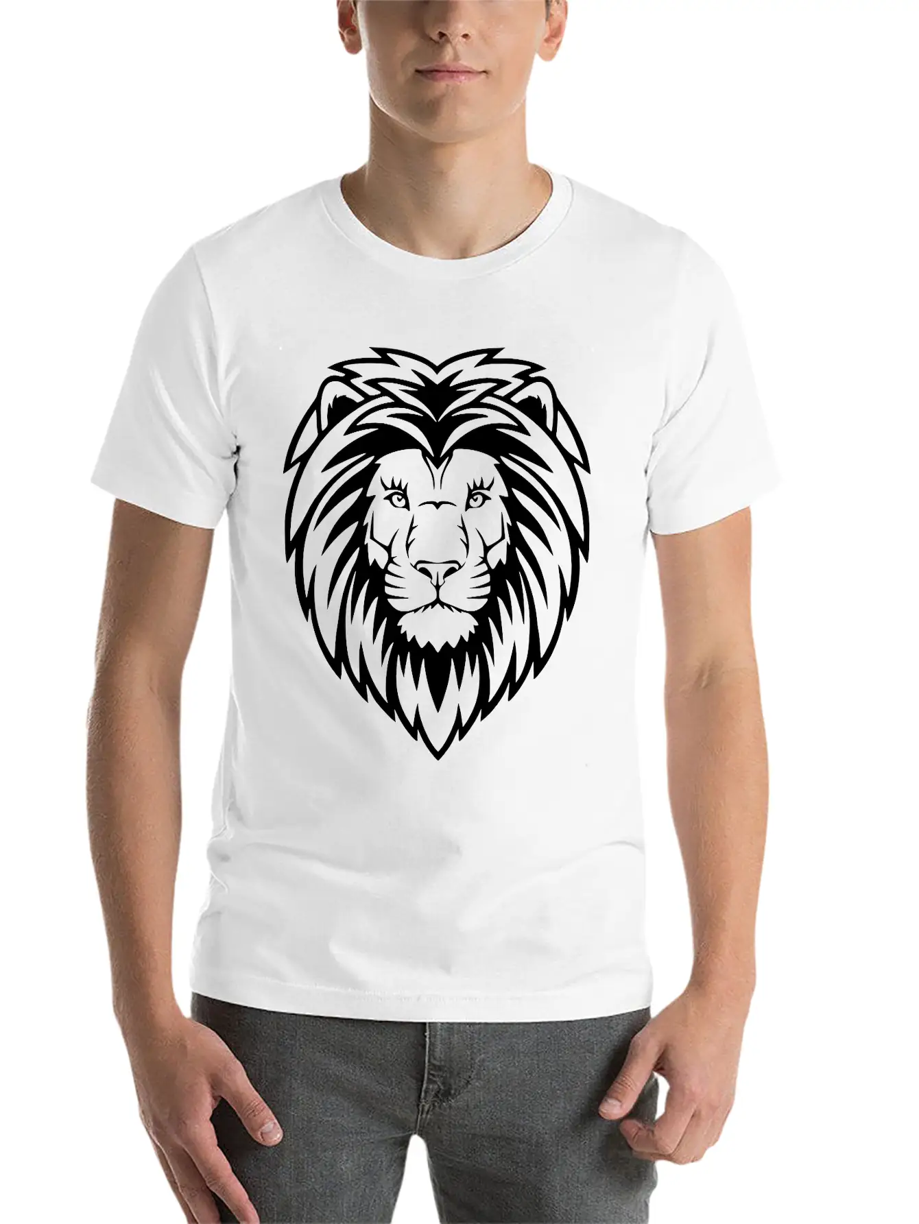 Lion Timeless Short Sleeve Tee – Comfy And Minimalist Design