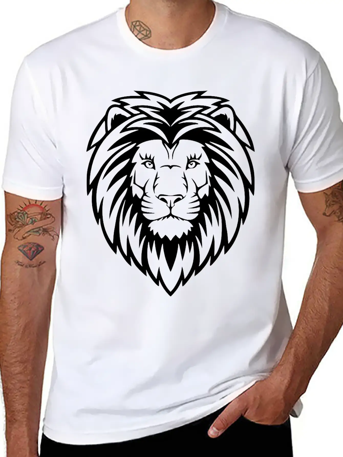 Lion Timeless Short Sleeve Tee – Comfy And Minimalist Design