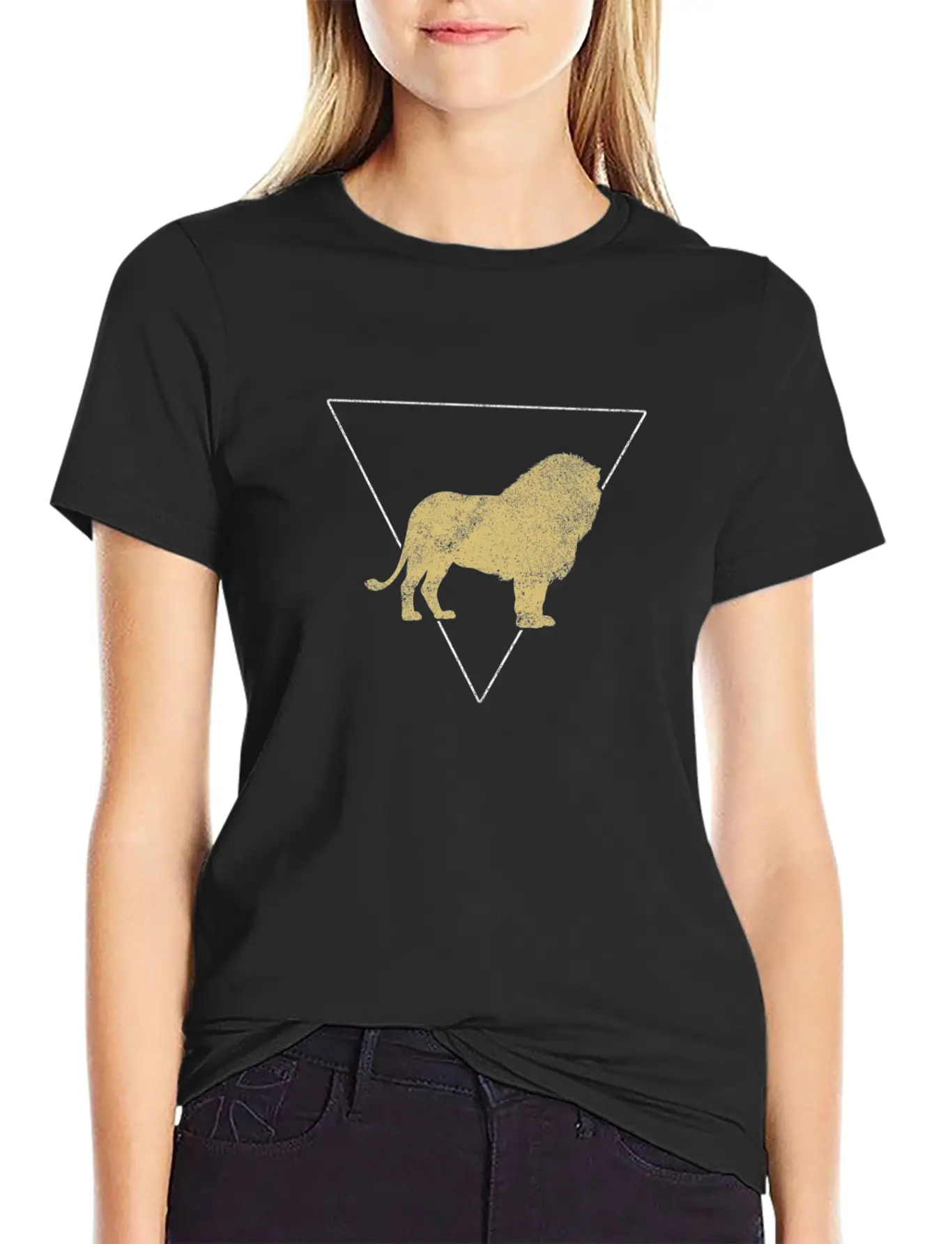 Lion Unisex Short Sleeve Soft Cotton T-Shirt – Casual Everyday Wear