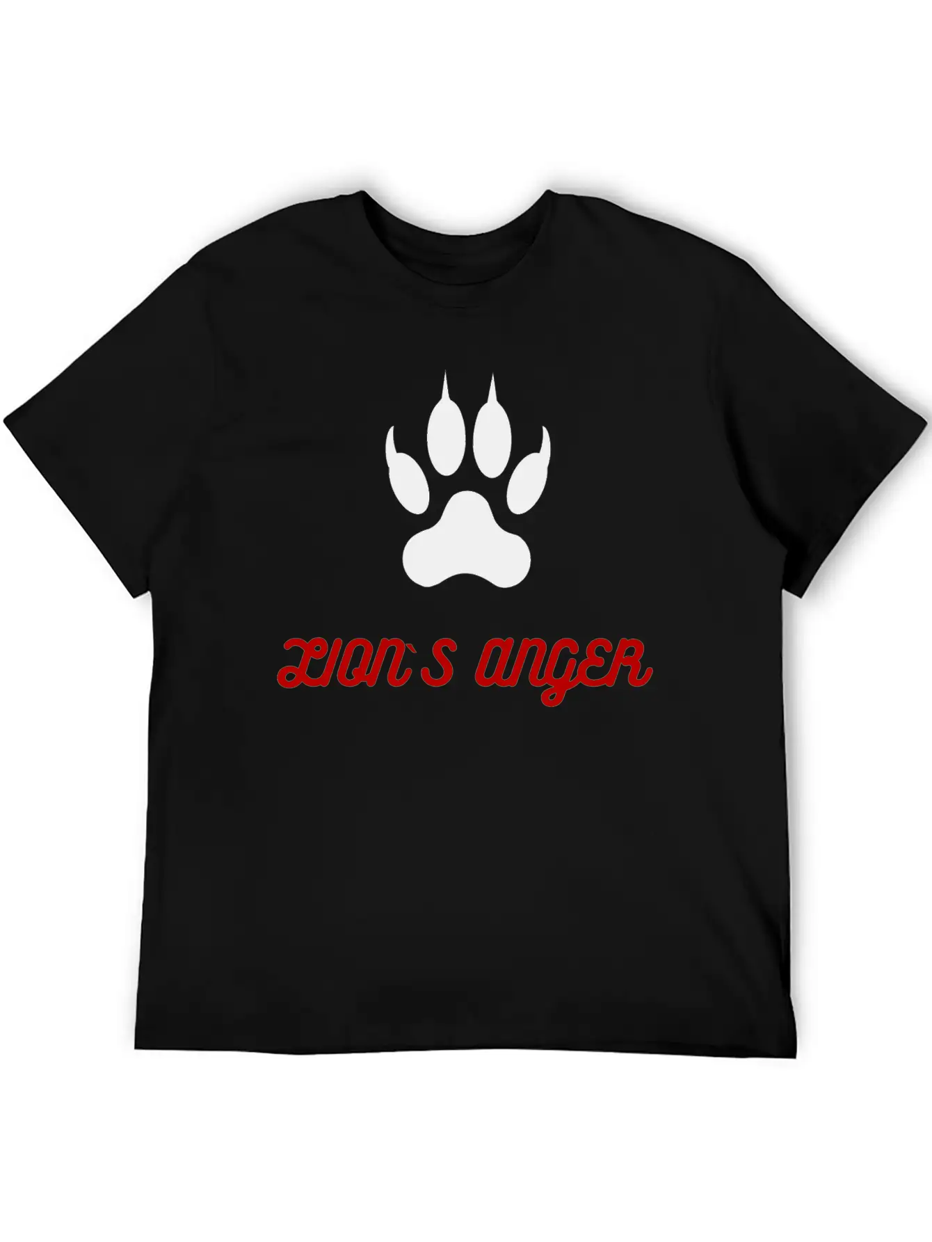 Lion's Anger New Model Basic Graphic T-Shirt – Daily Comfort In Soft Cotton