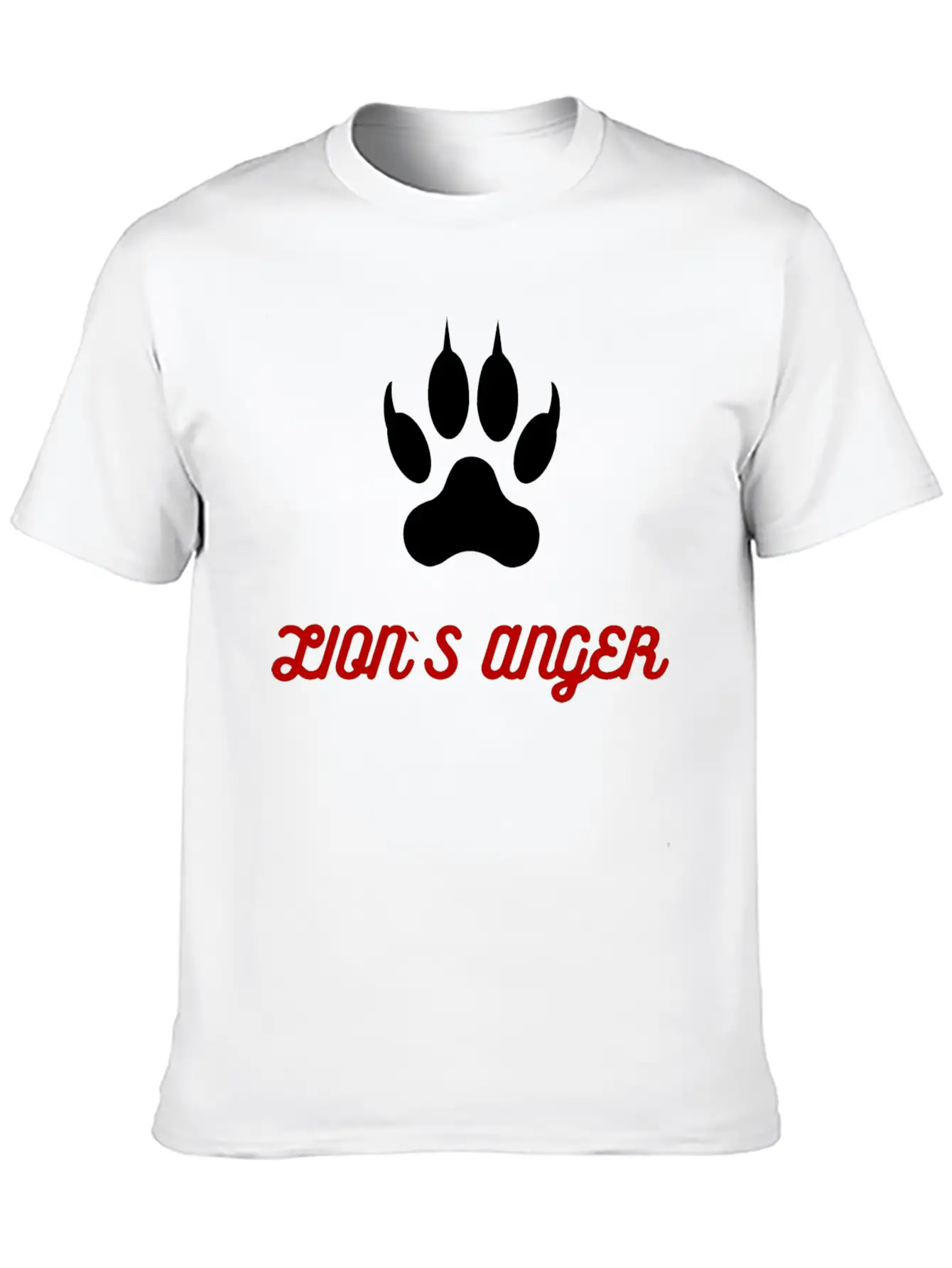 Lion's Anger New Model Basic Graphic T-Shirt – Daily Comfort In Soft Cotton