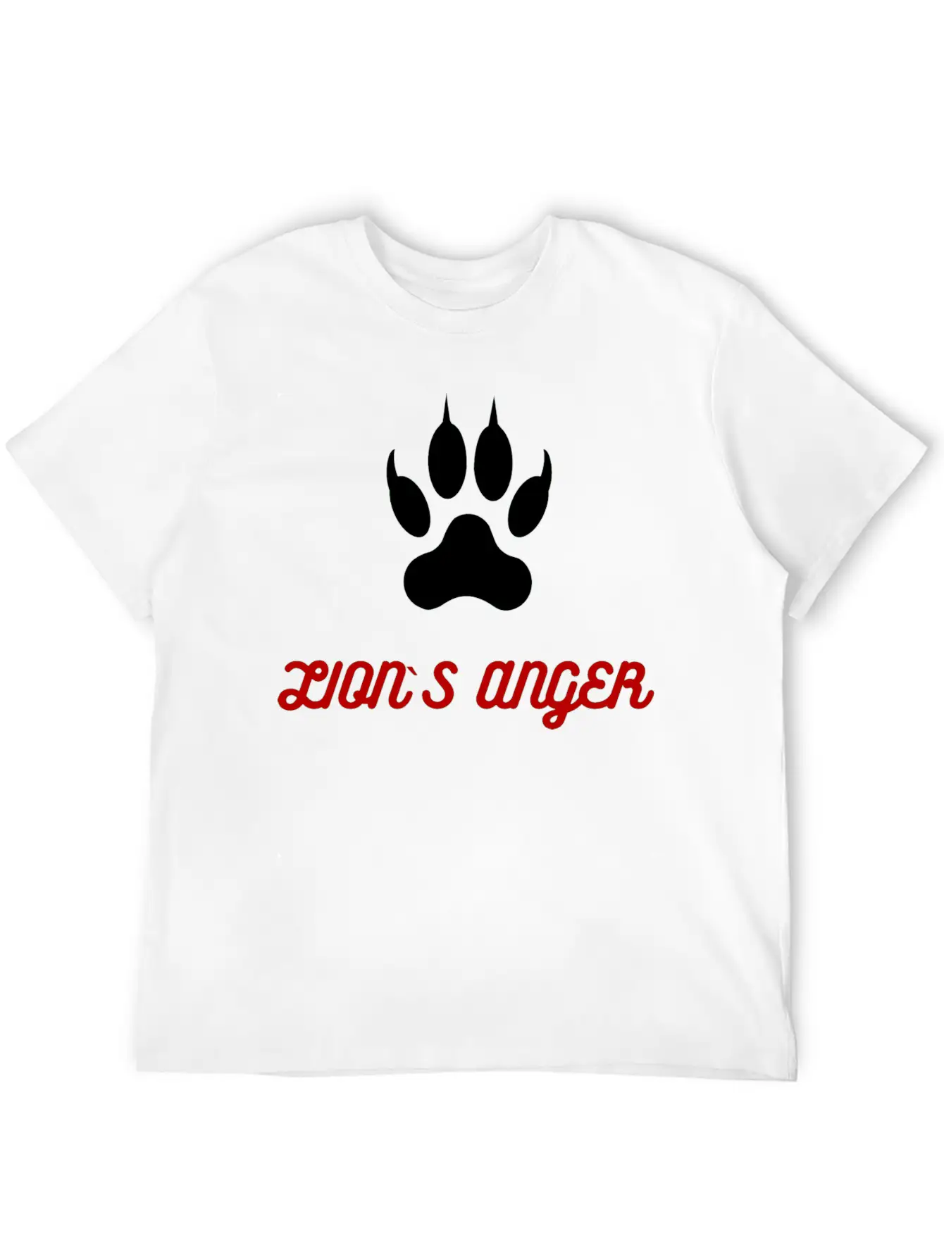 Lion's Anger New Model Basic Graphic T-Shirt – Daily Comfort In Soft Cotton