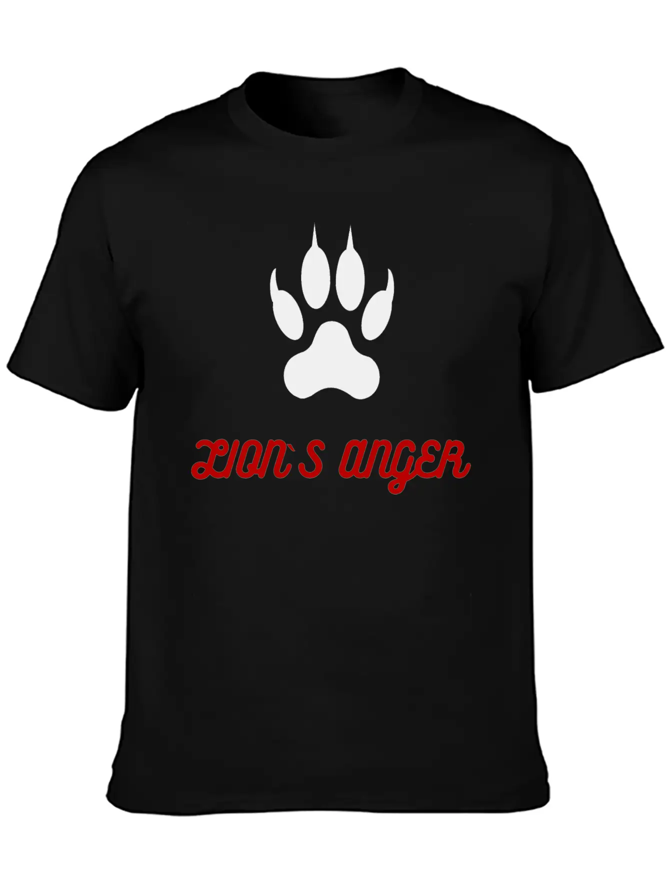 Lion's Anger New Model Basic Graphic T-Shirt – Daily Comfort In Soft Cotton