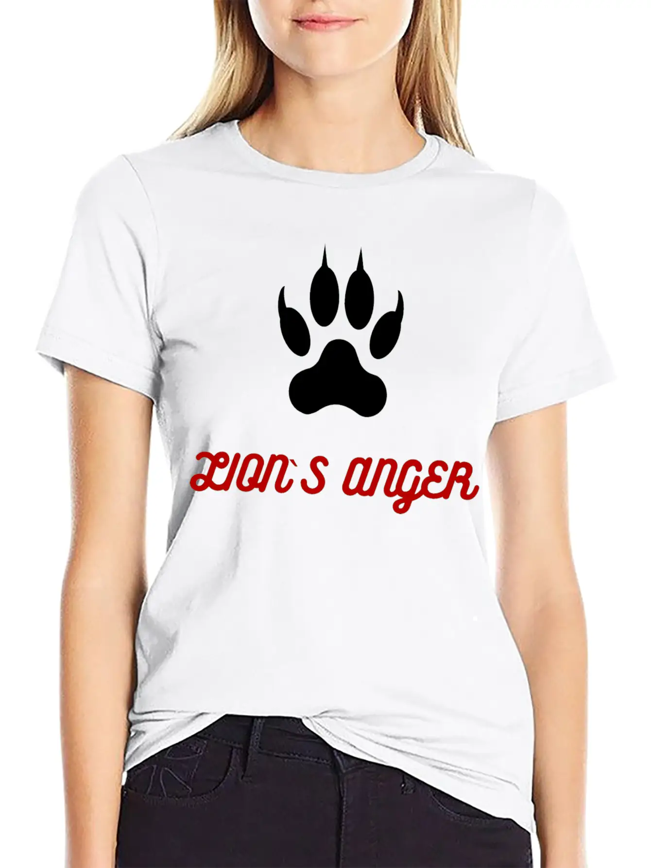Lion's Anger New Model Basic Graphic T-Shirt – Daily Comfort In Soft Cotton