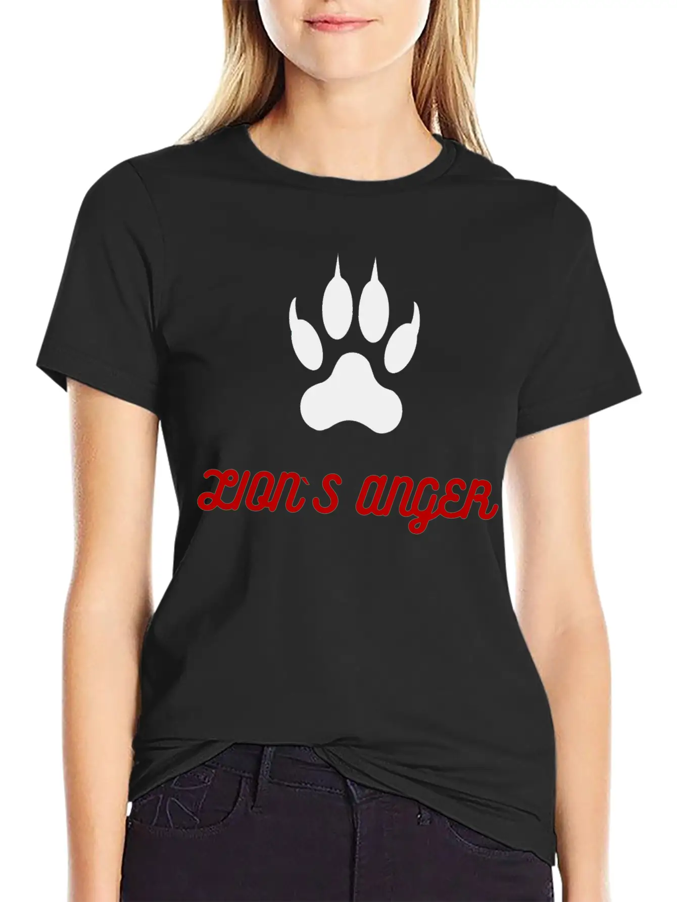 Lion's Anger New Model Basic Graphic T-Shirt – Daily Comfort In Soft Cotton