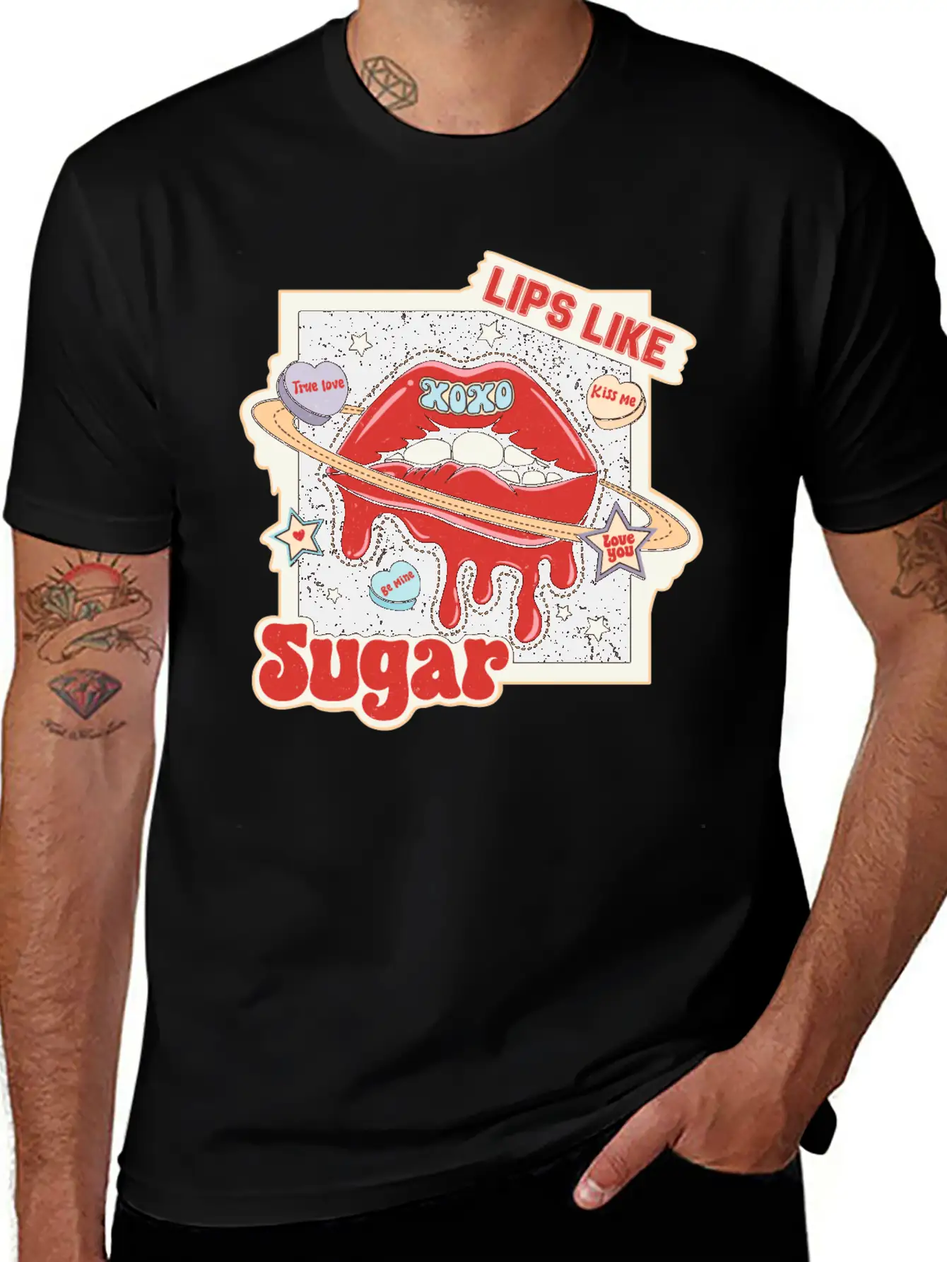 Lips Like Sugar Essential Unisex Summer Tee – Soft Cotton Casual Fit