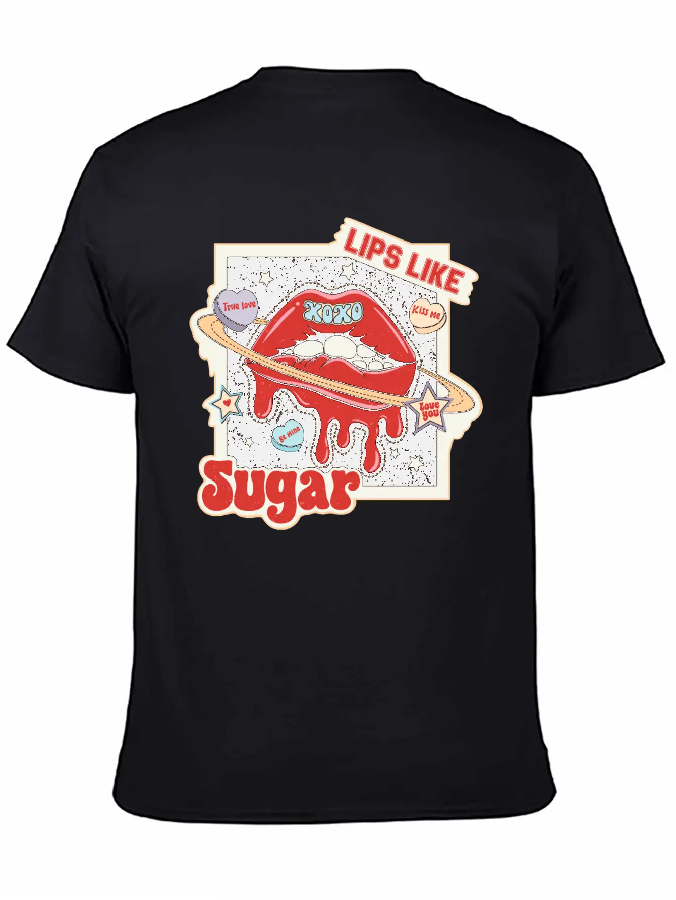 Lips Like Sugar Essential Unisex Summer Tee – Soft Cotton Casual Fit