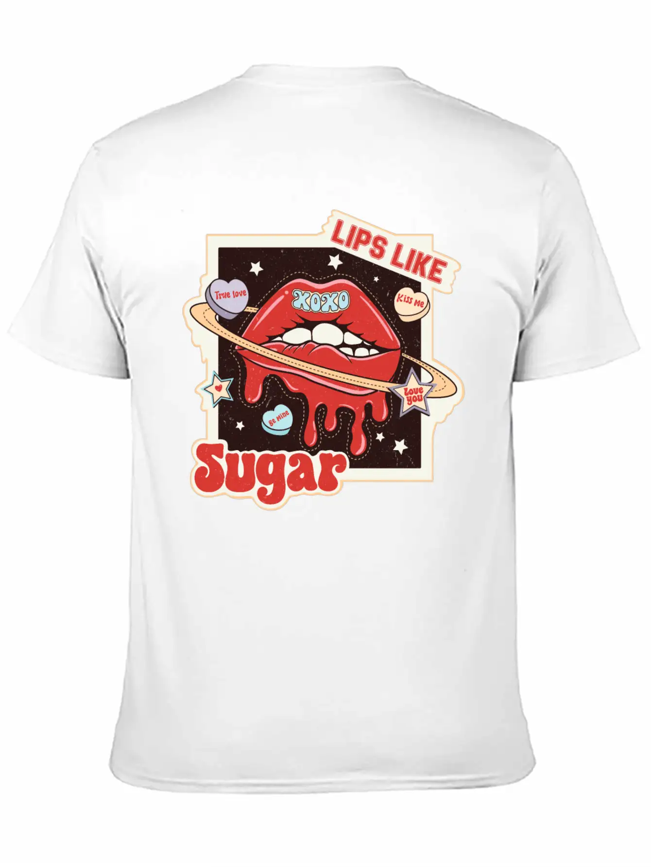 Lips Like Sugar Essential Unisex Summer Tee – Soft Cotton Casual Fit