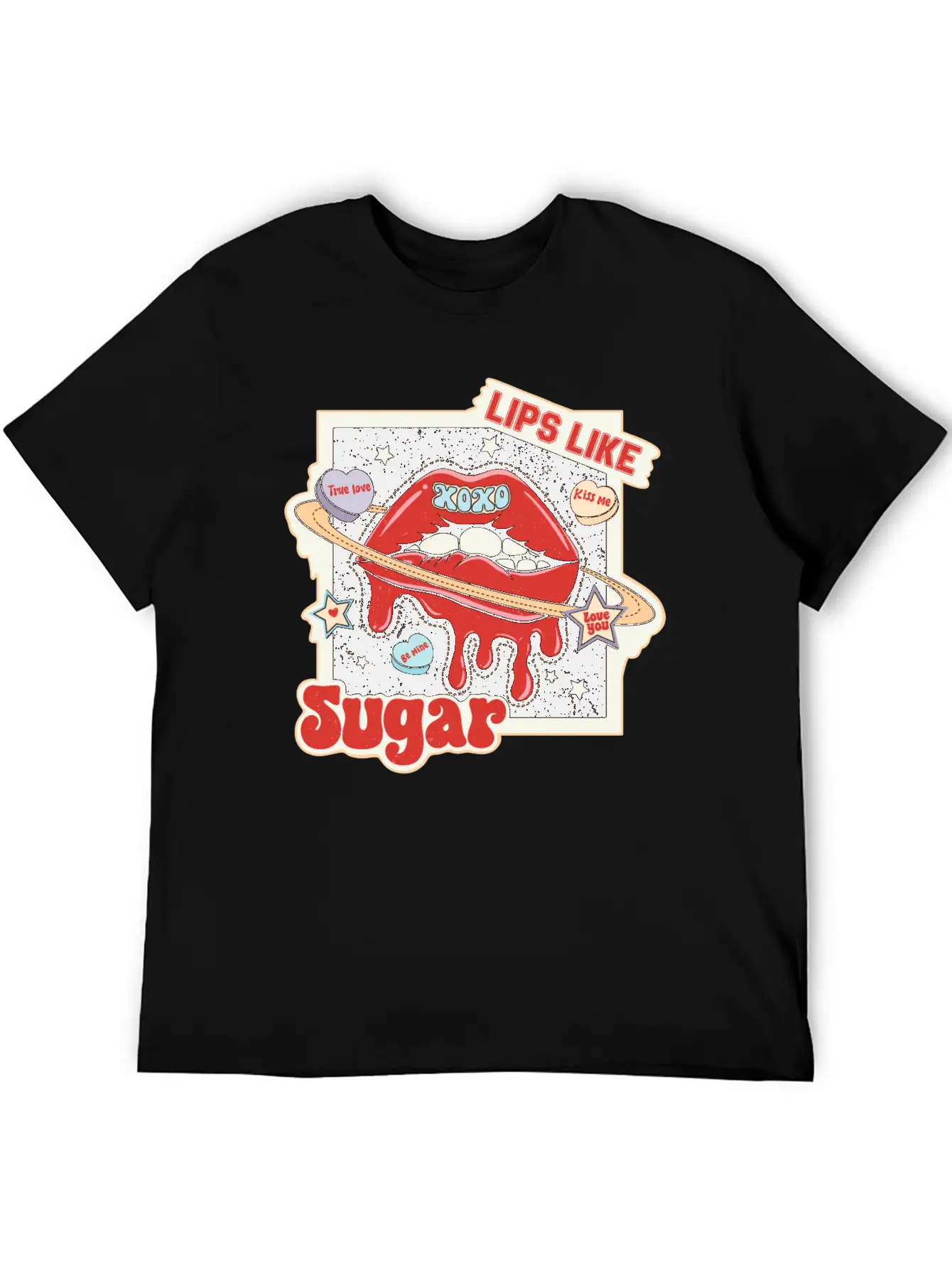 Lips Like Sugar Essential Unisex Summer Tee – Soft Cotton Casual Fit