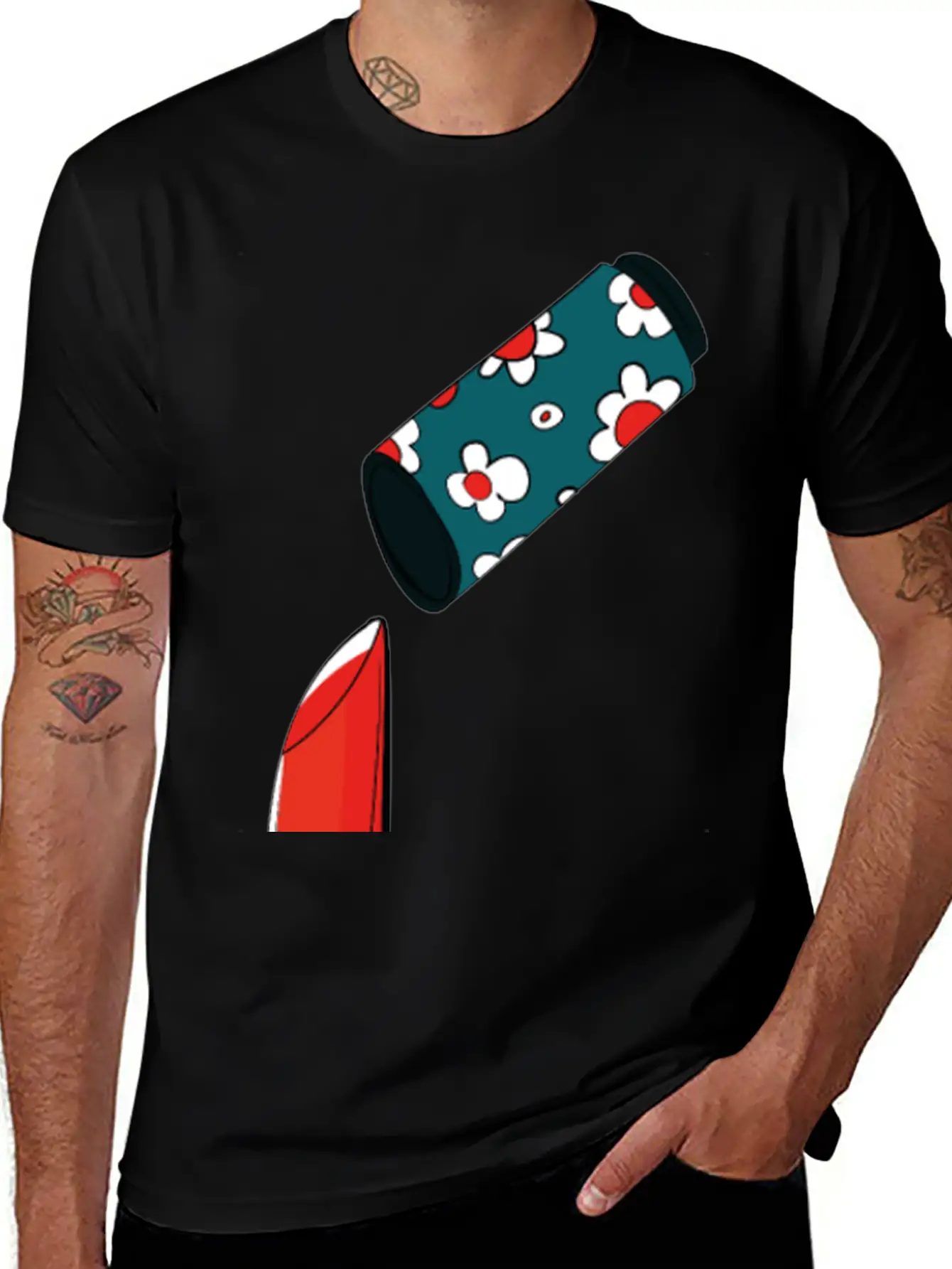 Lipstick Stylish Everyday T-Shirt – Unisex Basic Cotton Tee
