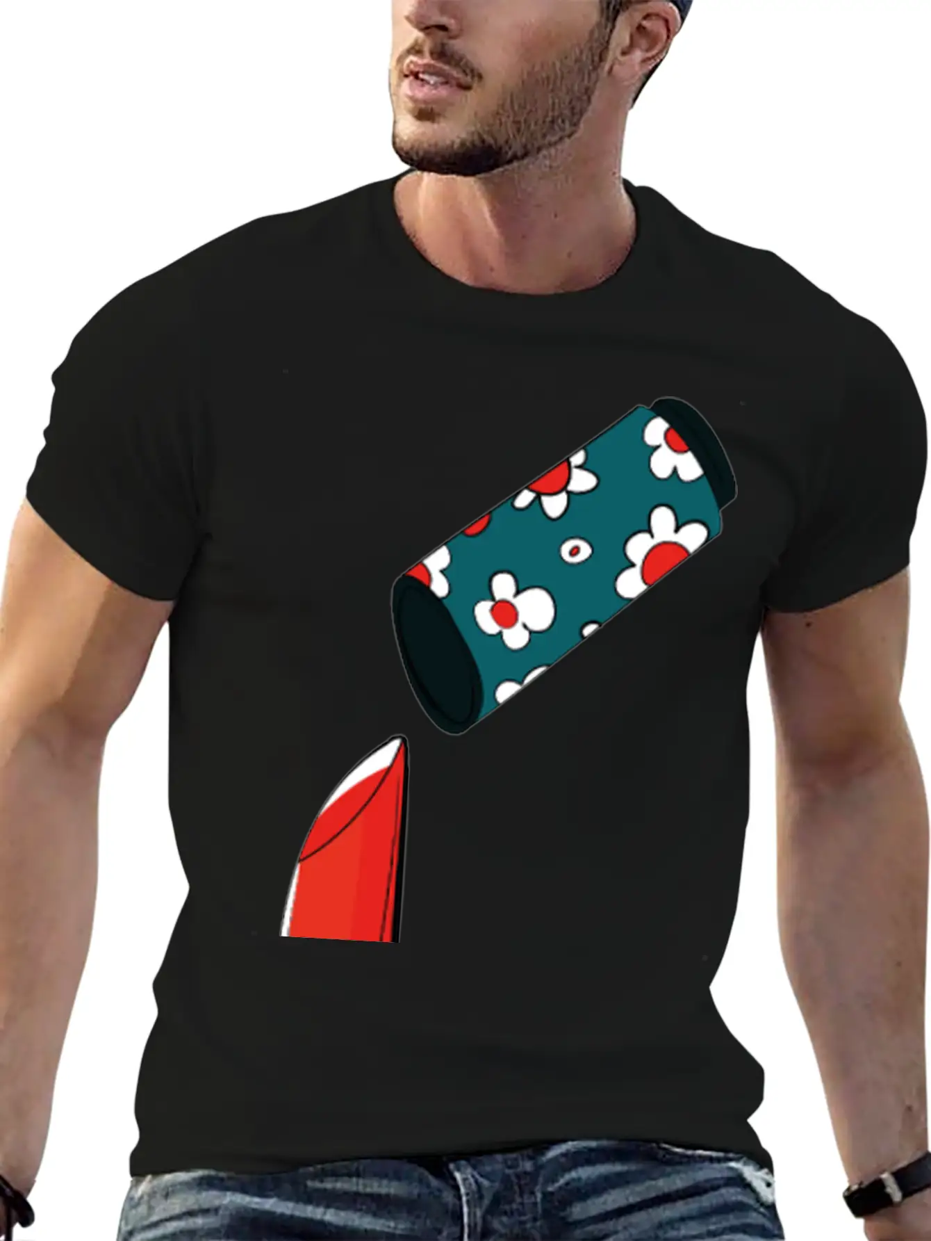 Lipstick Stylish Everyday T-Shirt – Unisex Basic Cotton Tee