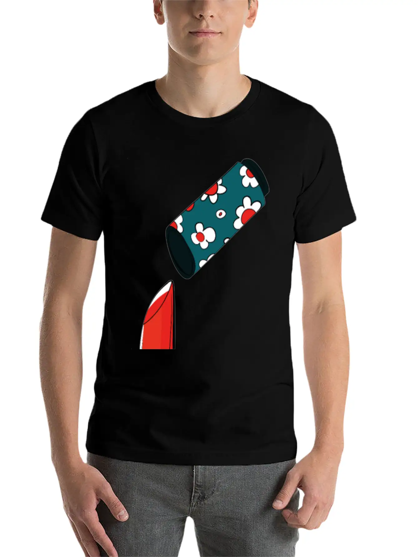 Lipstick Stylish Everyday T-Shirt – Unisex Basic Cotton Tee