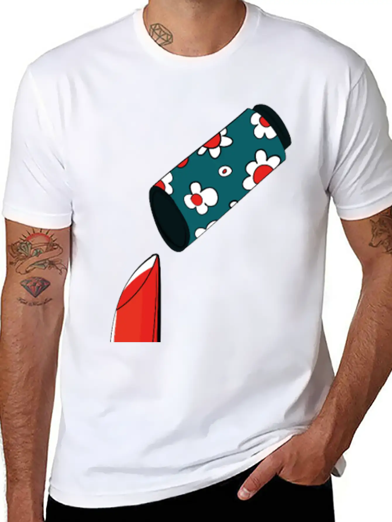Lipstick Stylish Everyday T-Shirt – Unisex Basic Cotton Tee