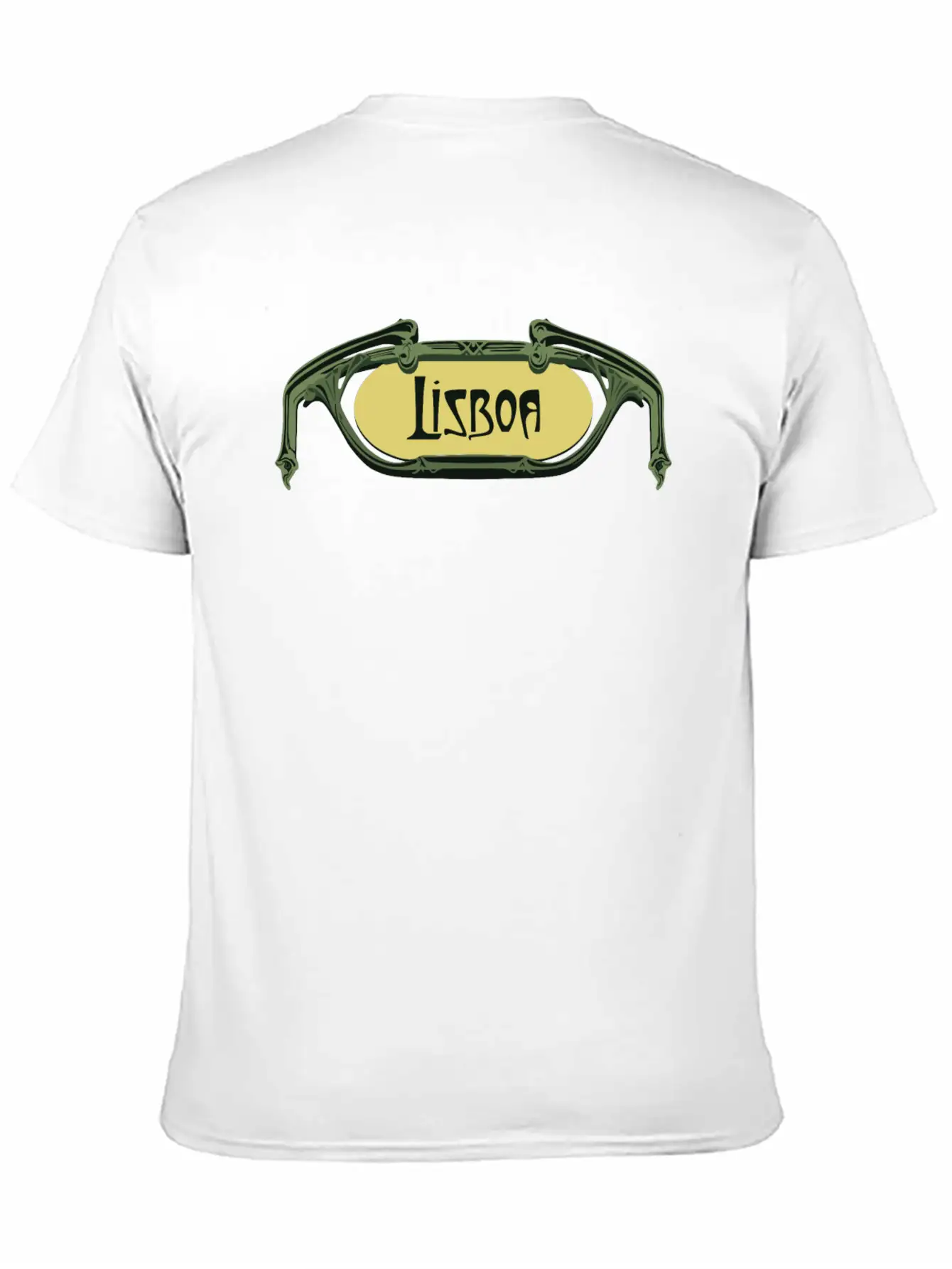 Lisboa Art Nouveau Essential Unisex Summer Tee – Soft Cotton Casual Fit