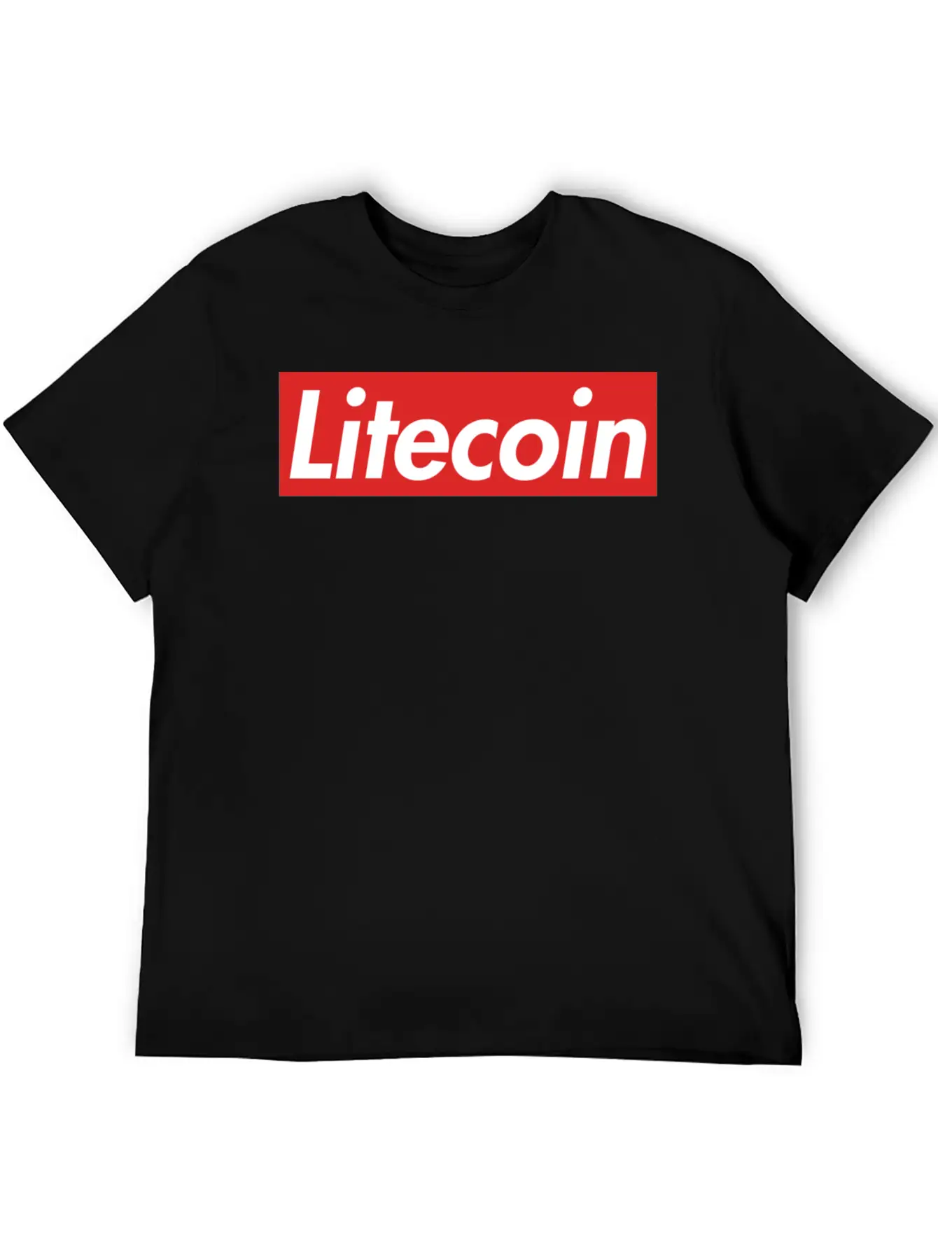 Litecoin Unisex Short Sleeve Soft Cotton T-Shirt – Casual Everyday Wear