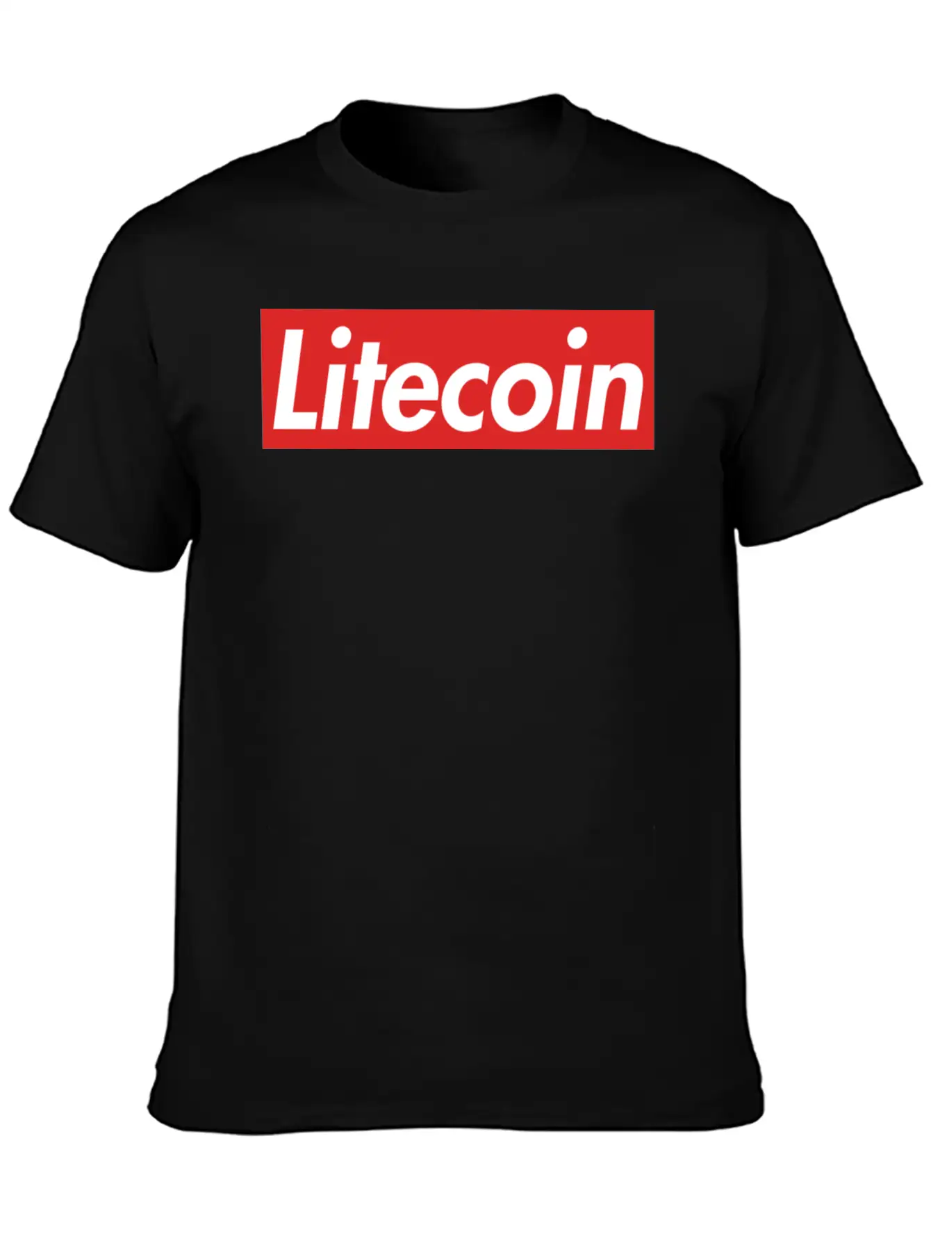 Litecoin Unisex Short Sleeve Soft Cotton T-Shirt – Casual Everyday Wear