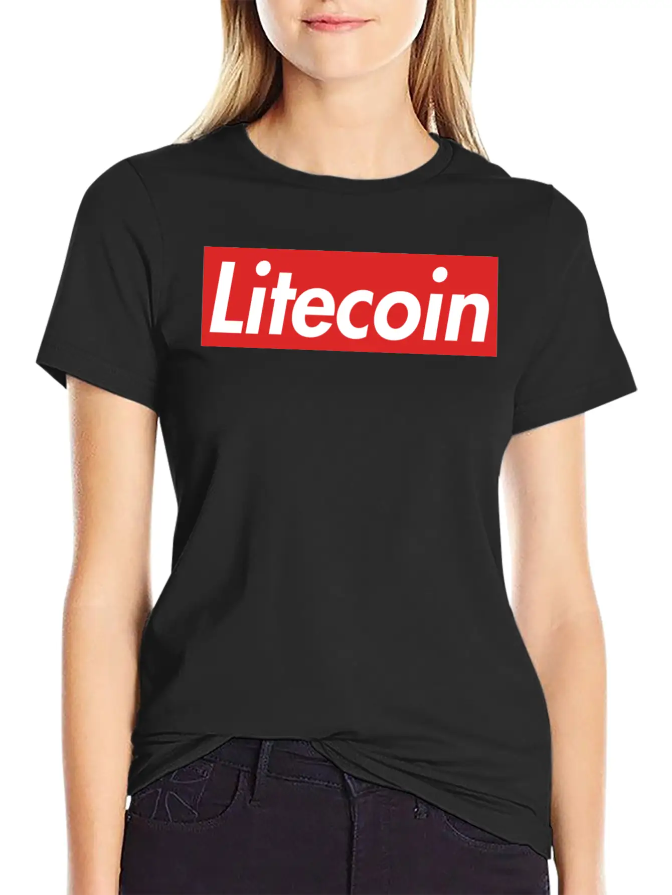 Litecoin Unisex Short Sleeve Soft Cotton T-Shirt – Casual Everyday Wear