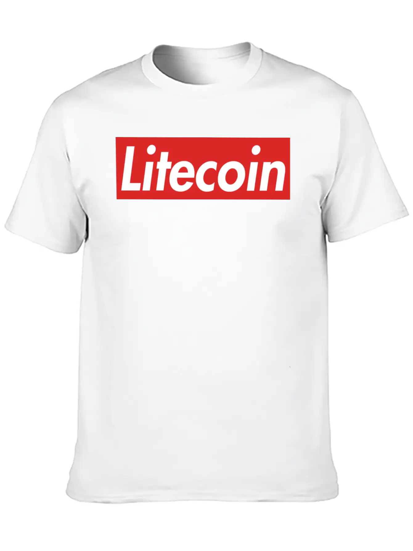 Litecoin Unisex Short Sleeve Soft Cotton T-Shirt – Casual Everyday Wear