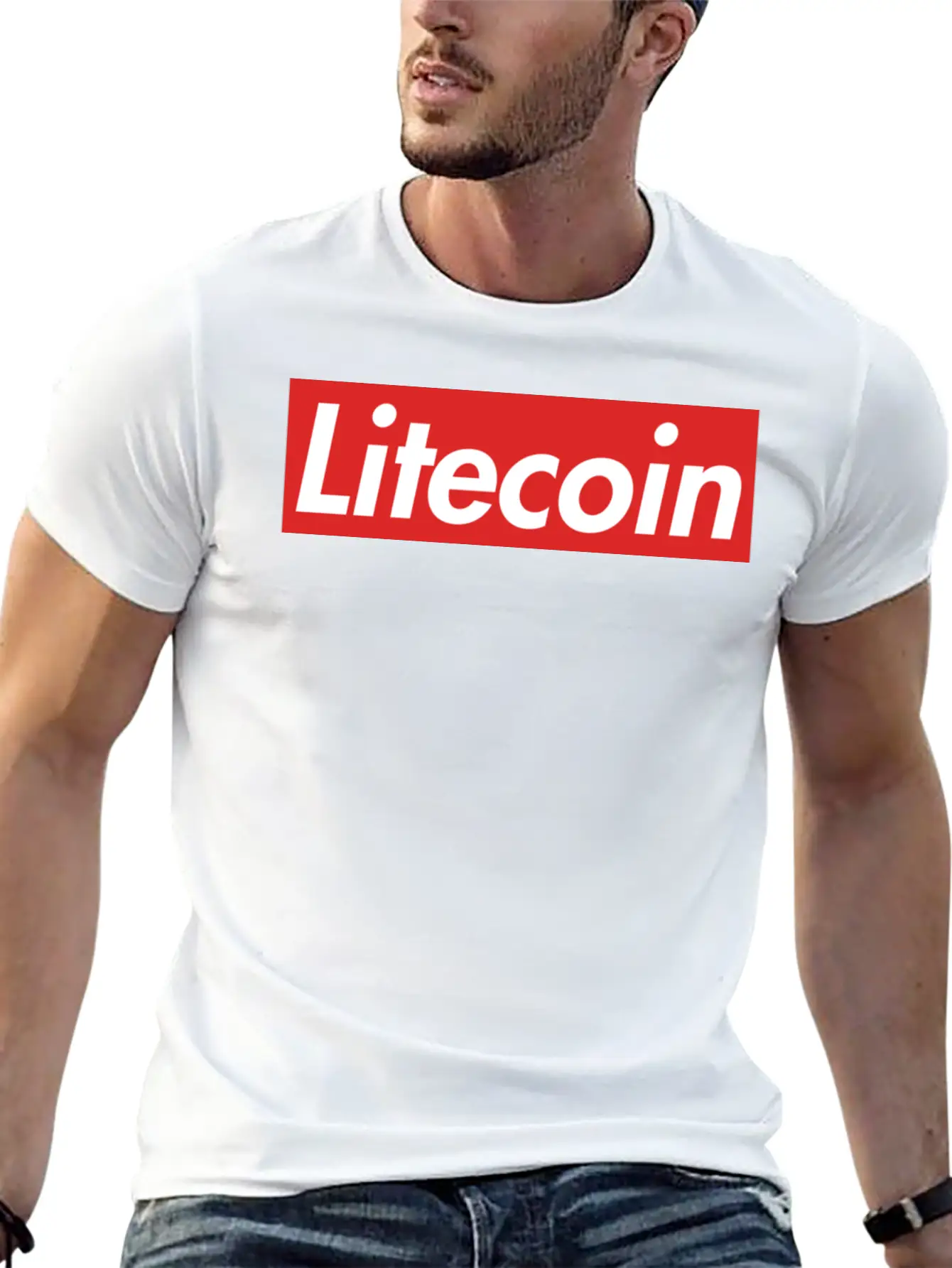 Litecoin Unisex Short Sleeve Soft Cotton T-Shirt – Casual Everyday Wear