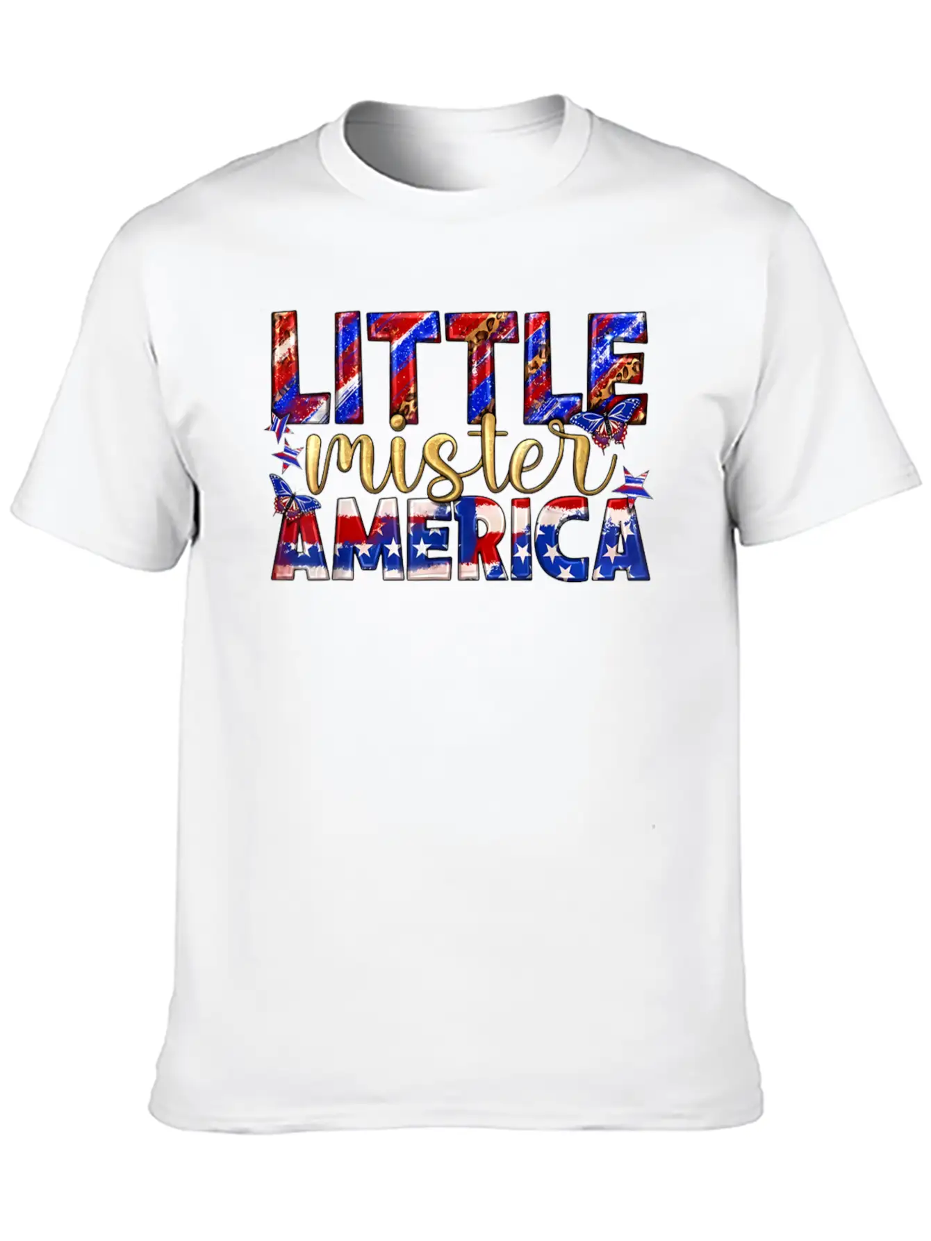 Little America Patriotic Freedom Stylish Everyday T-Shirt – Unisex Basic Cotton Tee