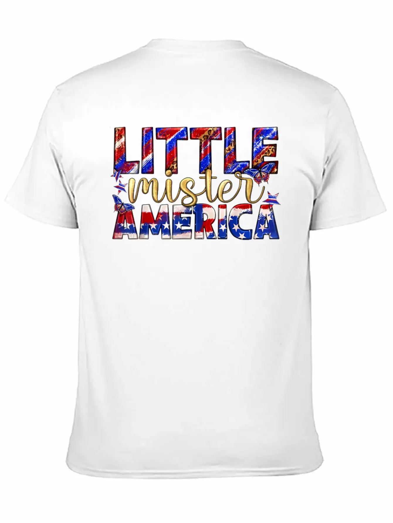 Little America Patriotic Freedom Stylish Everyday T-Shirt – Unisex Basic Cotton Tee
