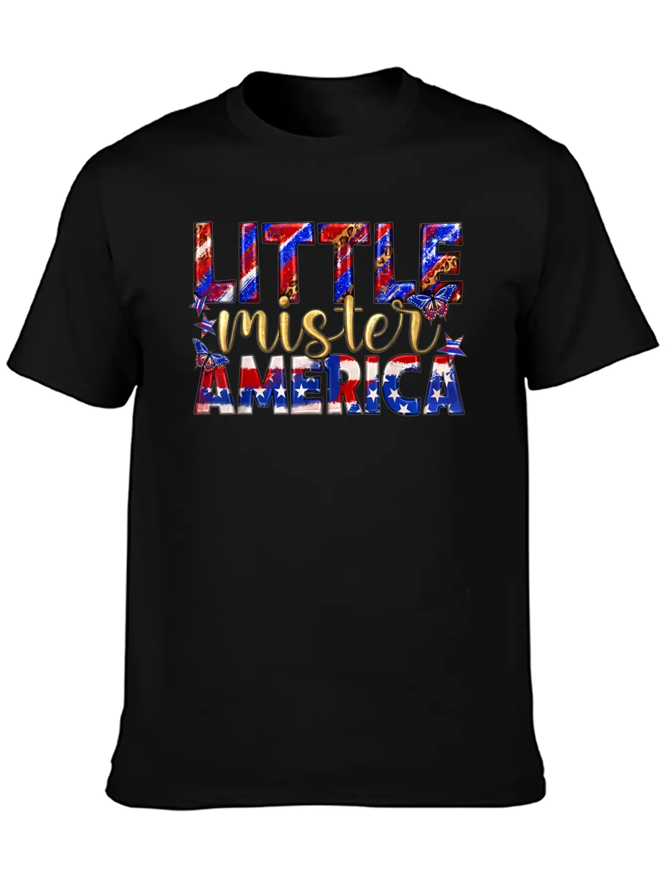 Little America Patriotic Freedom Stylish Everyday T-Shirt – Unisex Basic Cotton Tee
