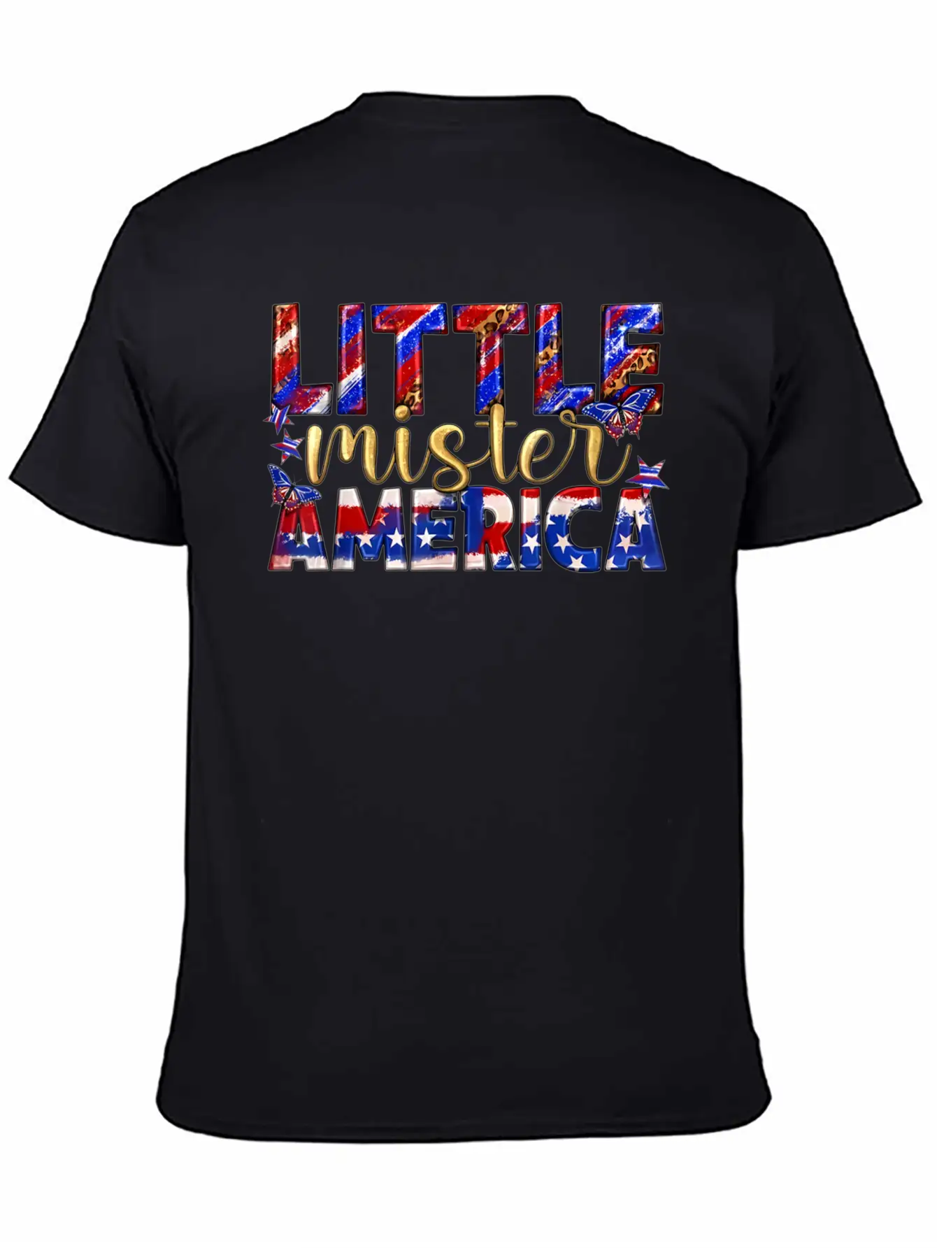 Little America Patriotic Freedom Stylish Everyday T-Shirt – Unisex Basic Cotton Tee