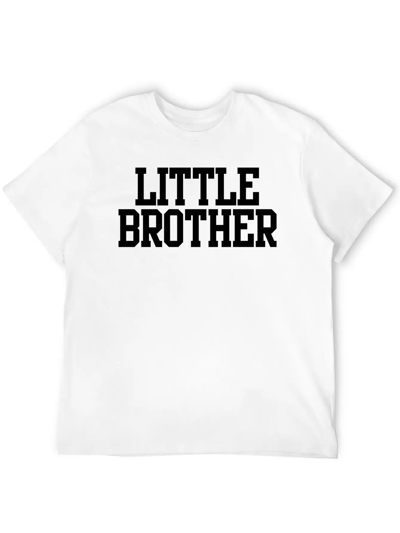 Little Brother Unisex Short Sleeve Soft Cotton T-Shirt – Casual Everyday Wear