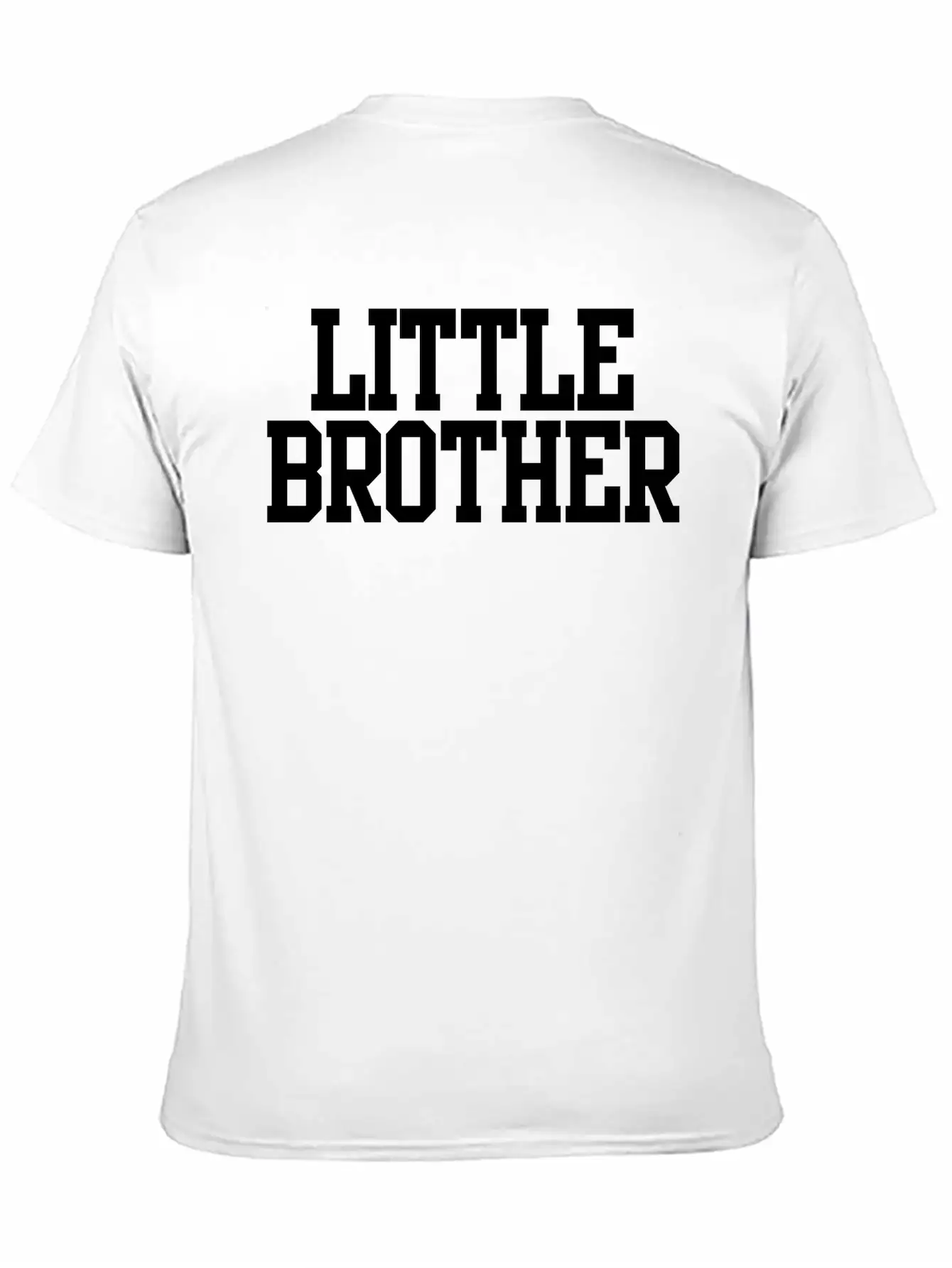 Little Brother Unisex Short Sleeve Soft Cotton T-Shirt – Casual Everyday Wear