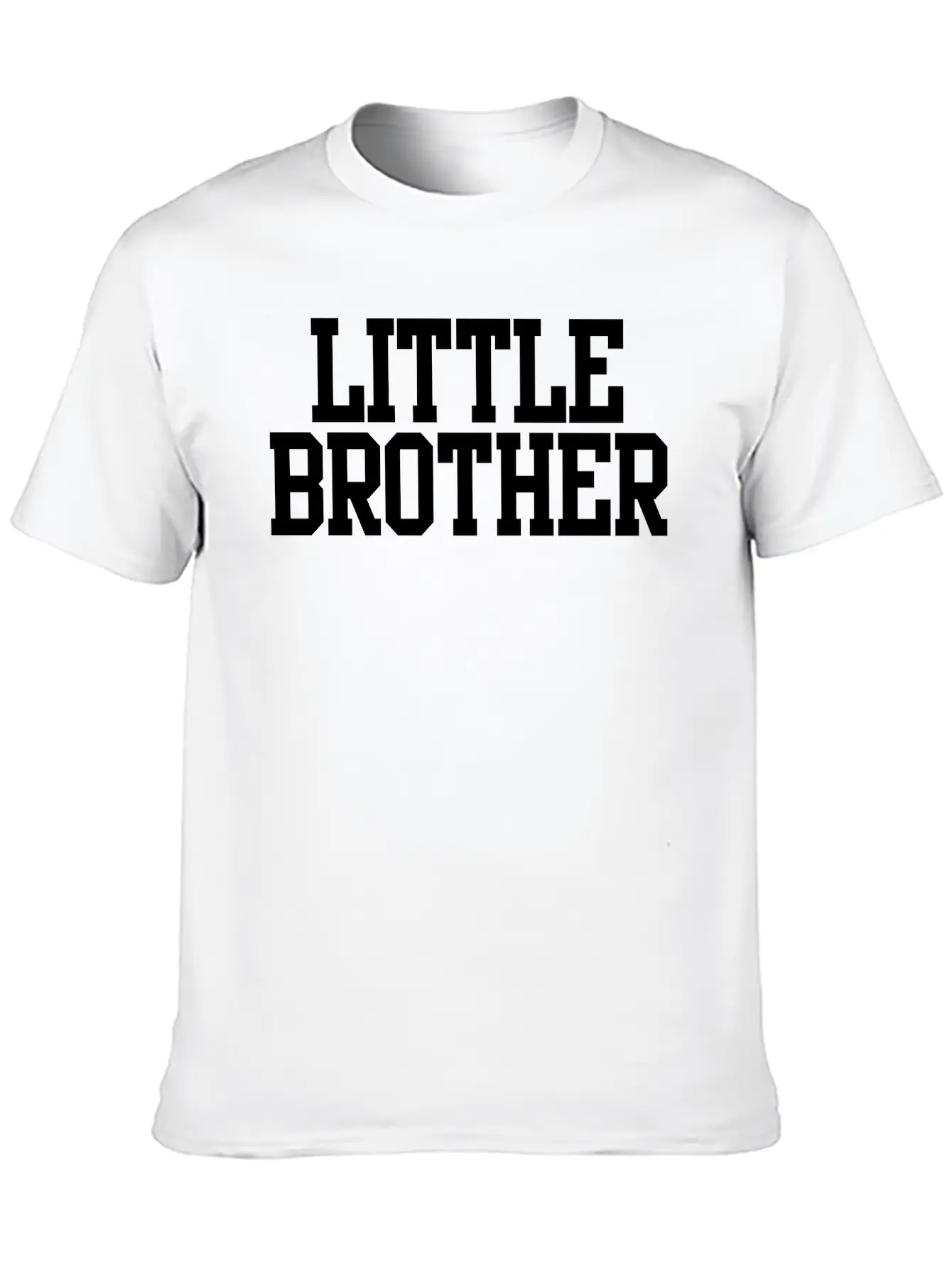 Little Brother Unisex Short Sleeve Soft Cotton T-Shirt – Casual Everyday Wear